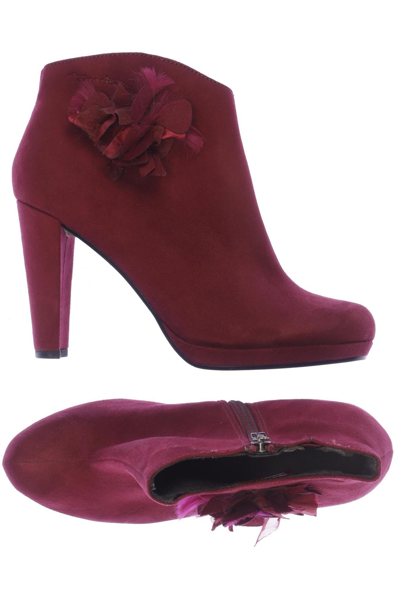 

Tamaris Damen Stiefelette, bordeaux, Gr. 39