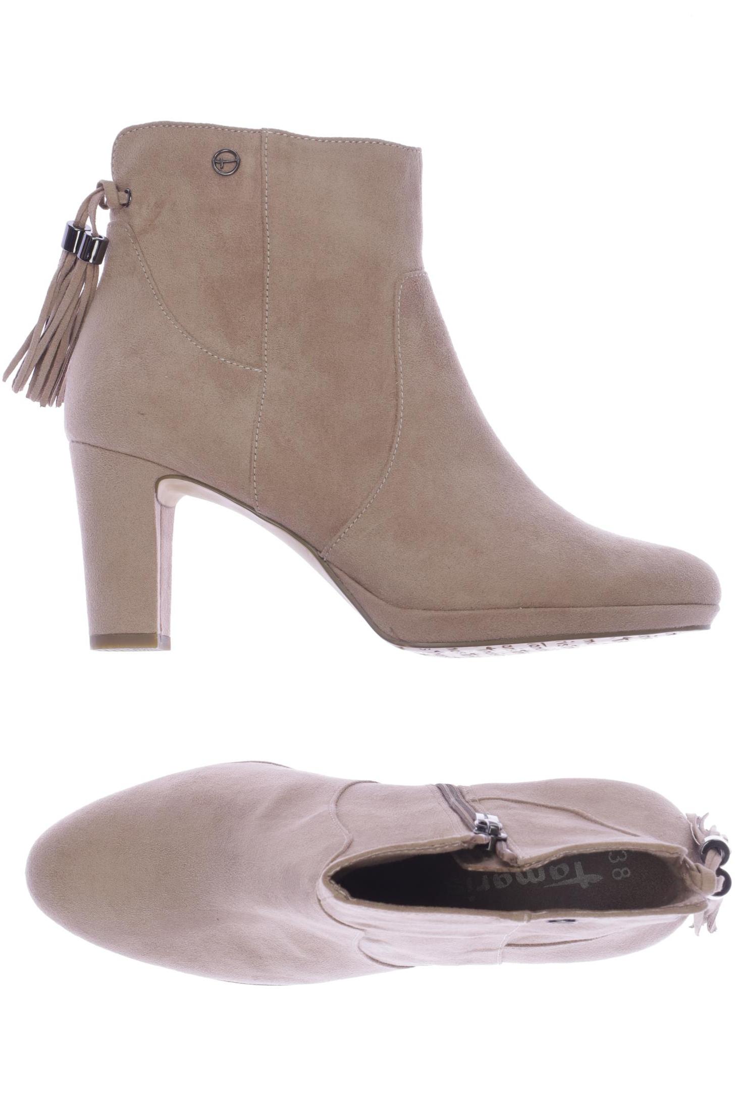 

Tamaris Damen Stiefelette, beige, Gr. 38