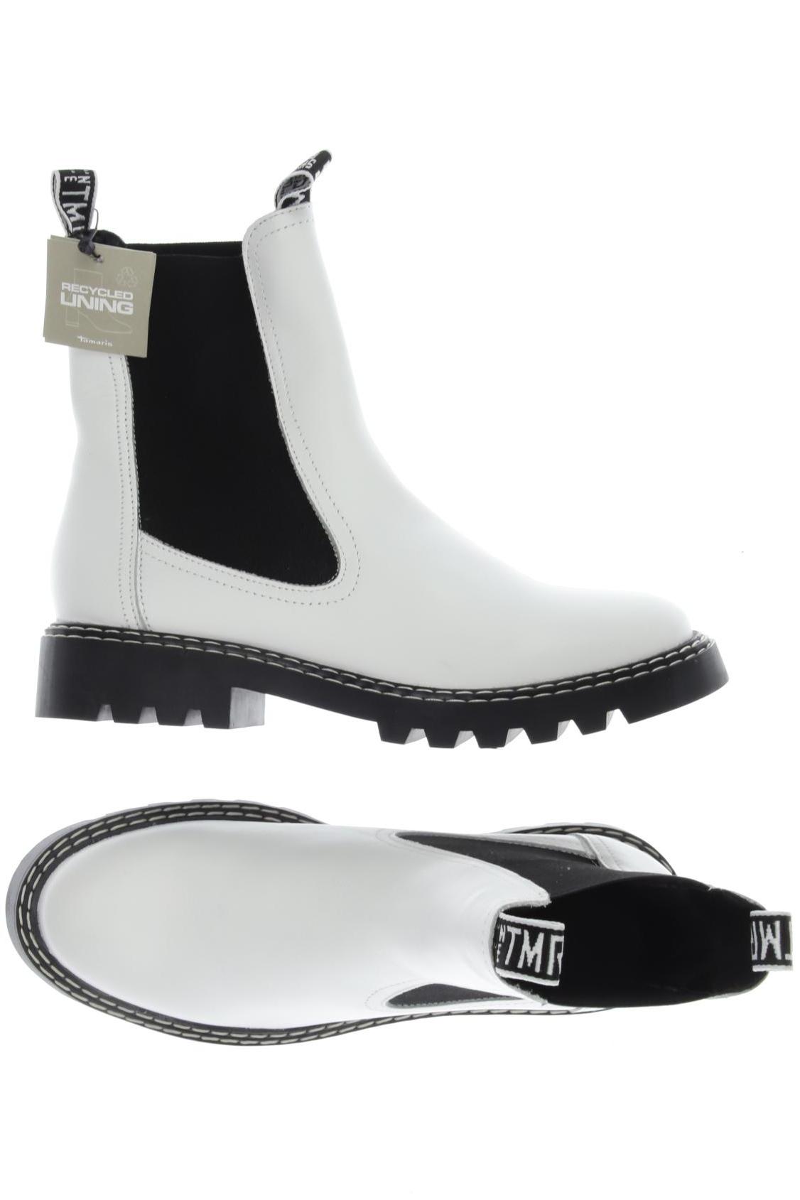 

Tamaris Damen Stiefelette, weiß, Gr. 41