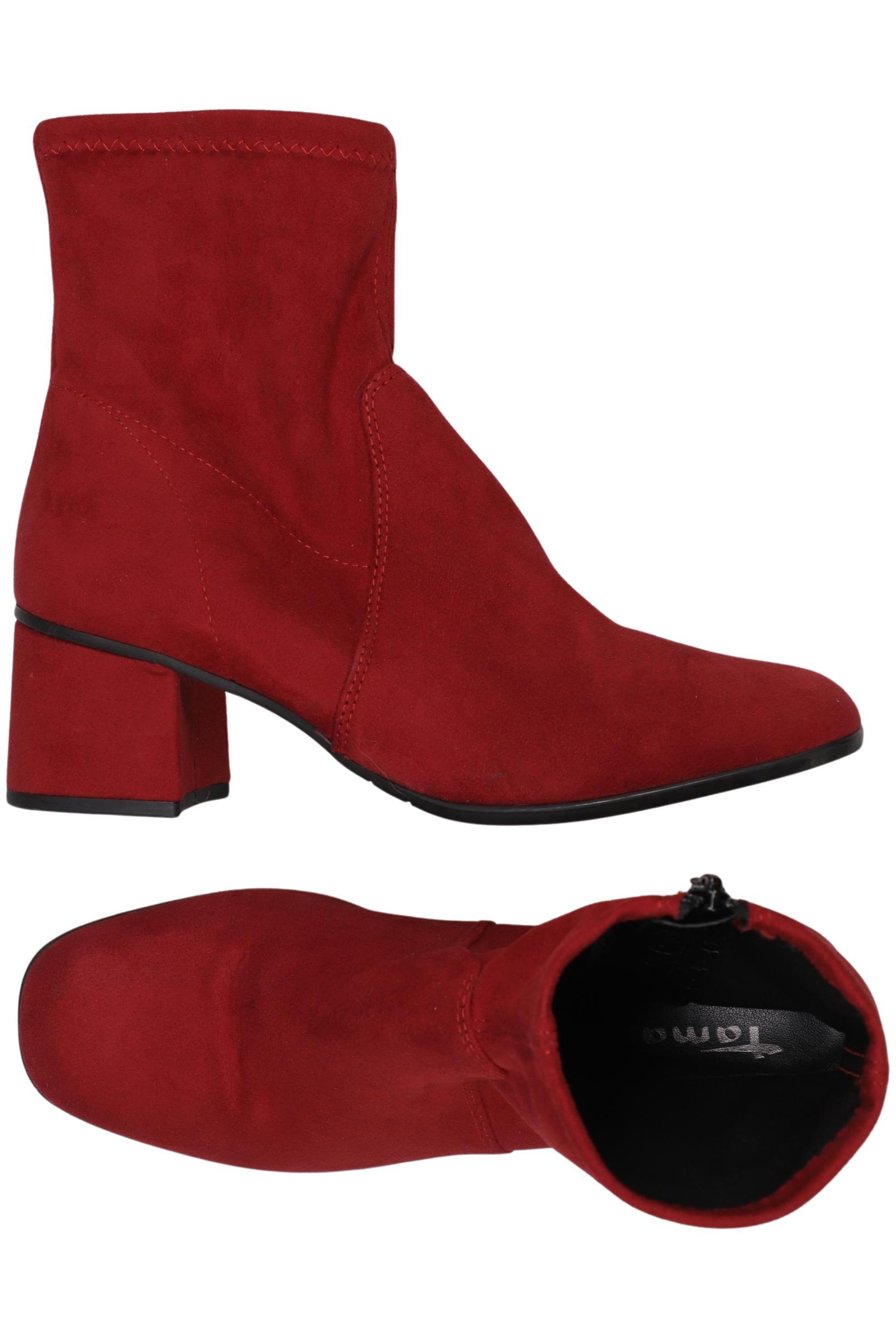 

Tamaris Damen Stiefelette, rot, Gr. 39
