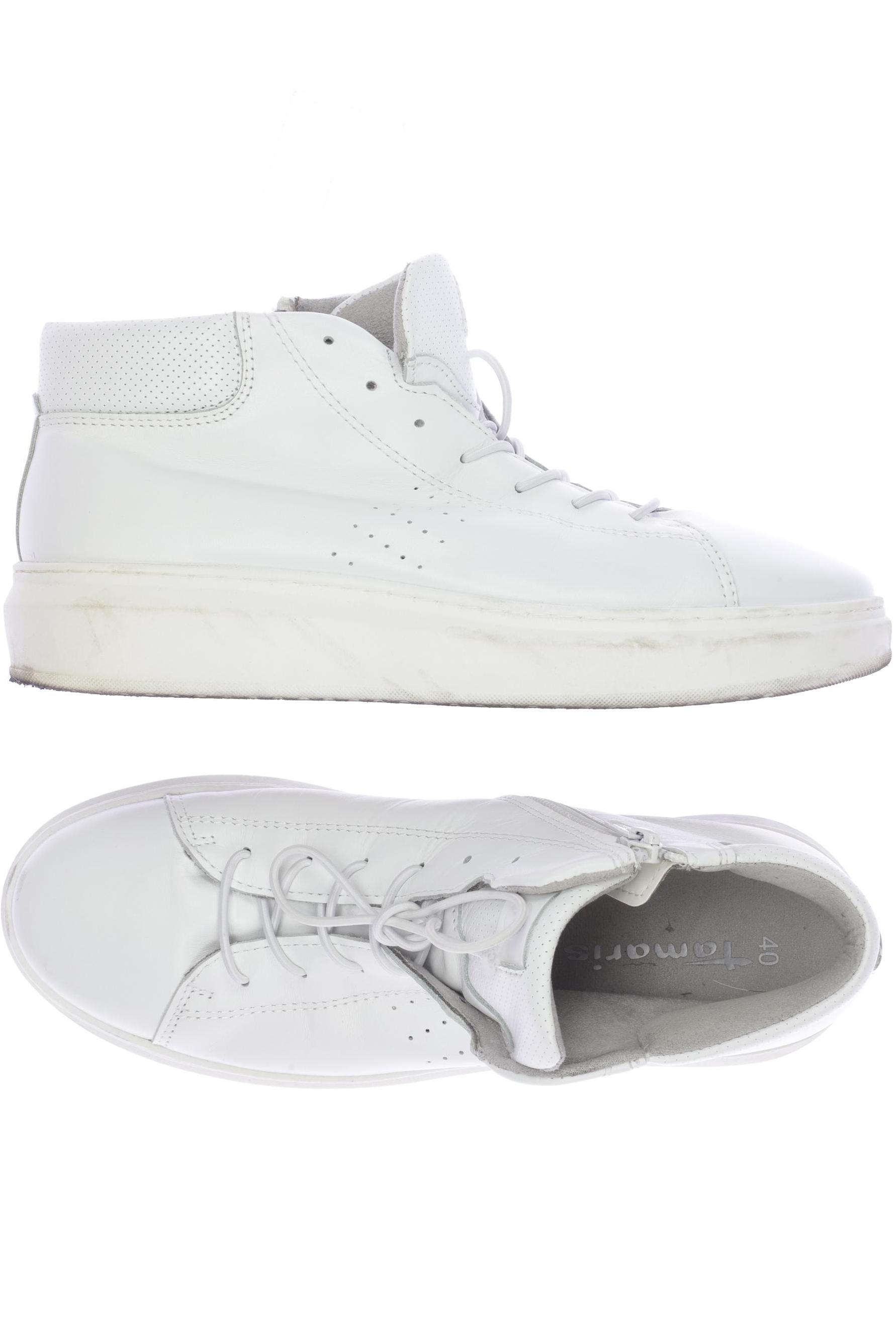 

Tamaris Damen Stiefelette, weiß, Gr. 40