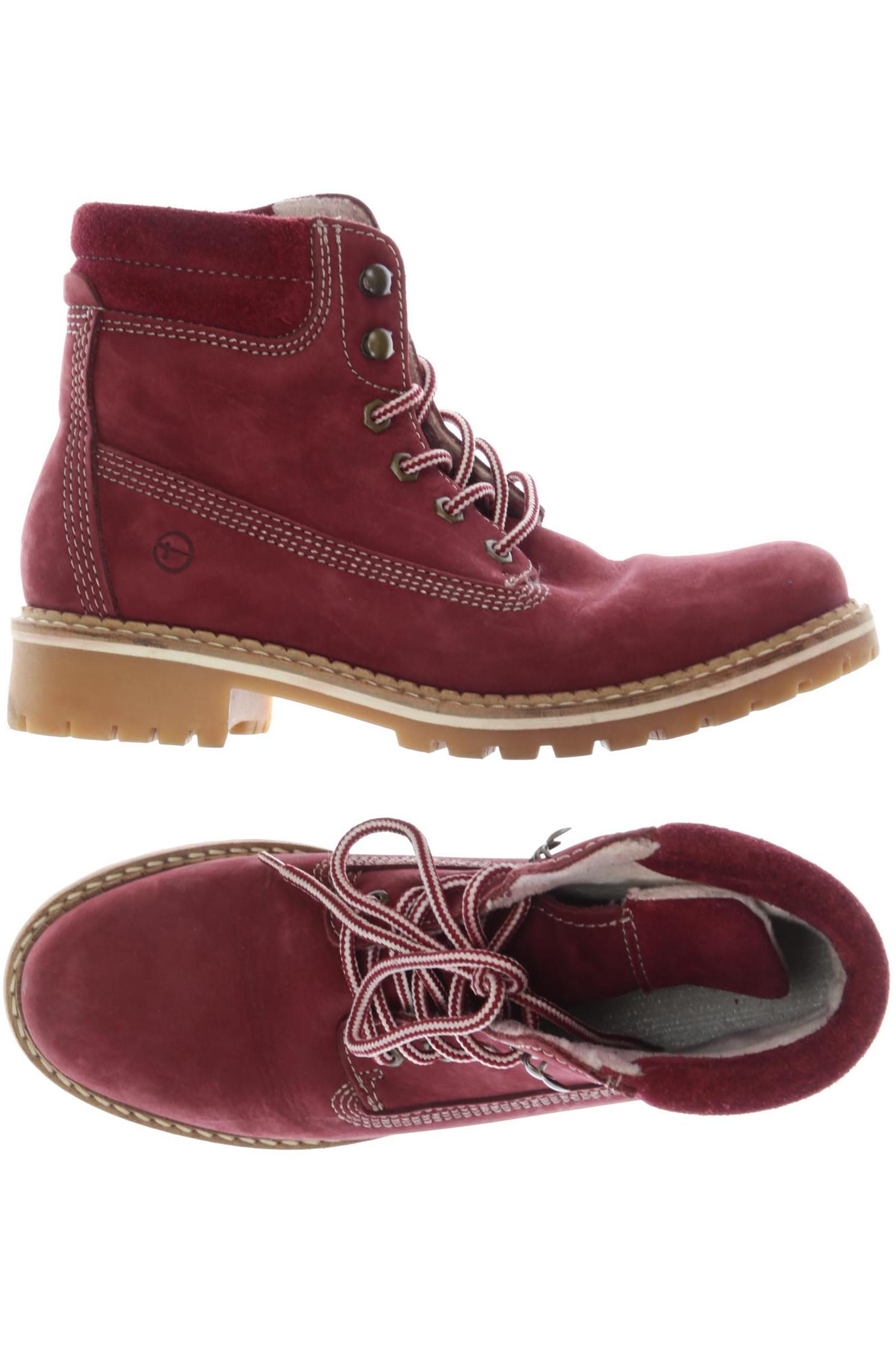 

Tamaris Damen Stiefelette, rot, Gr. 39