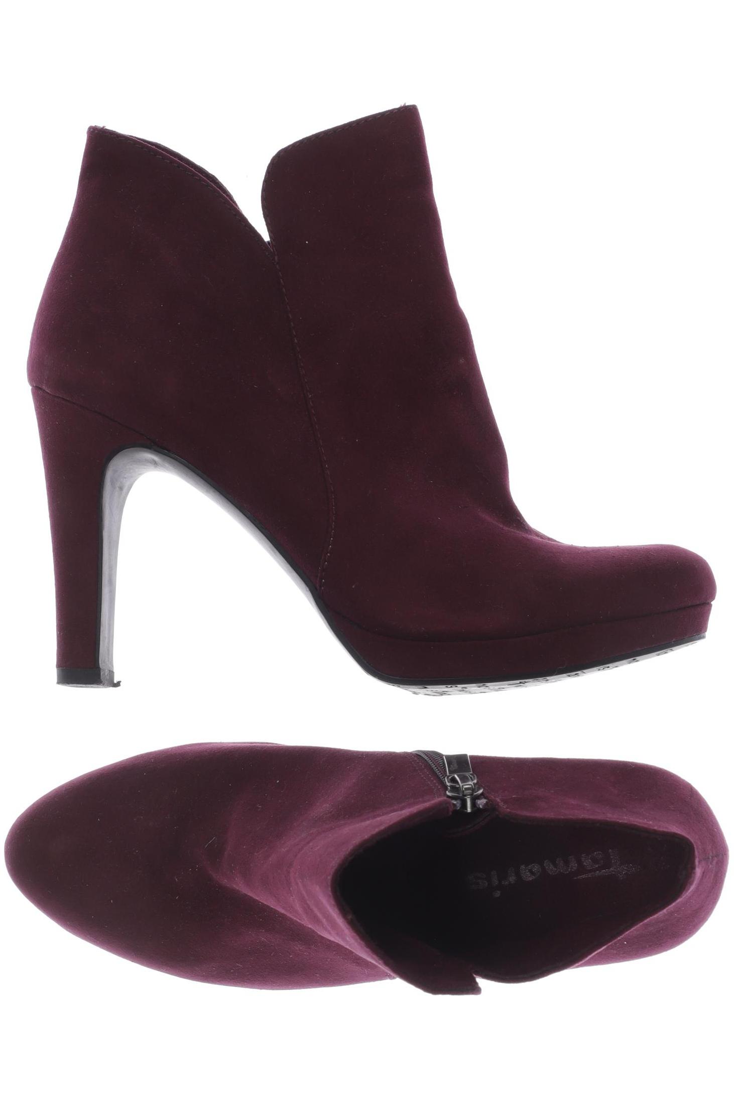 

Tamaris Damen Stiefelette, bordeaux, Gr. 38