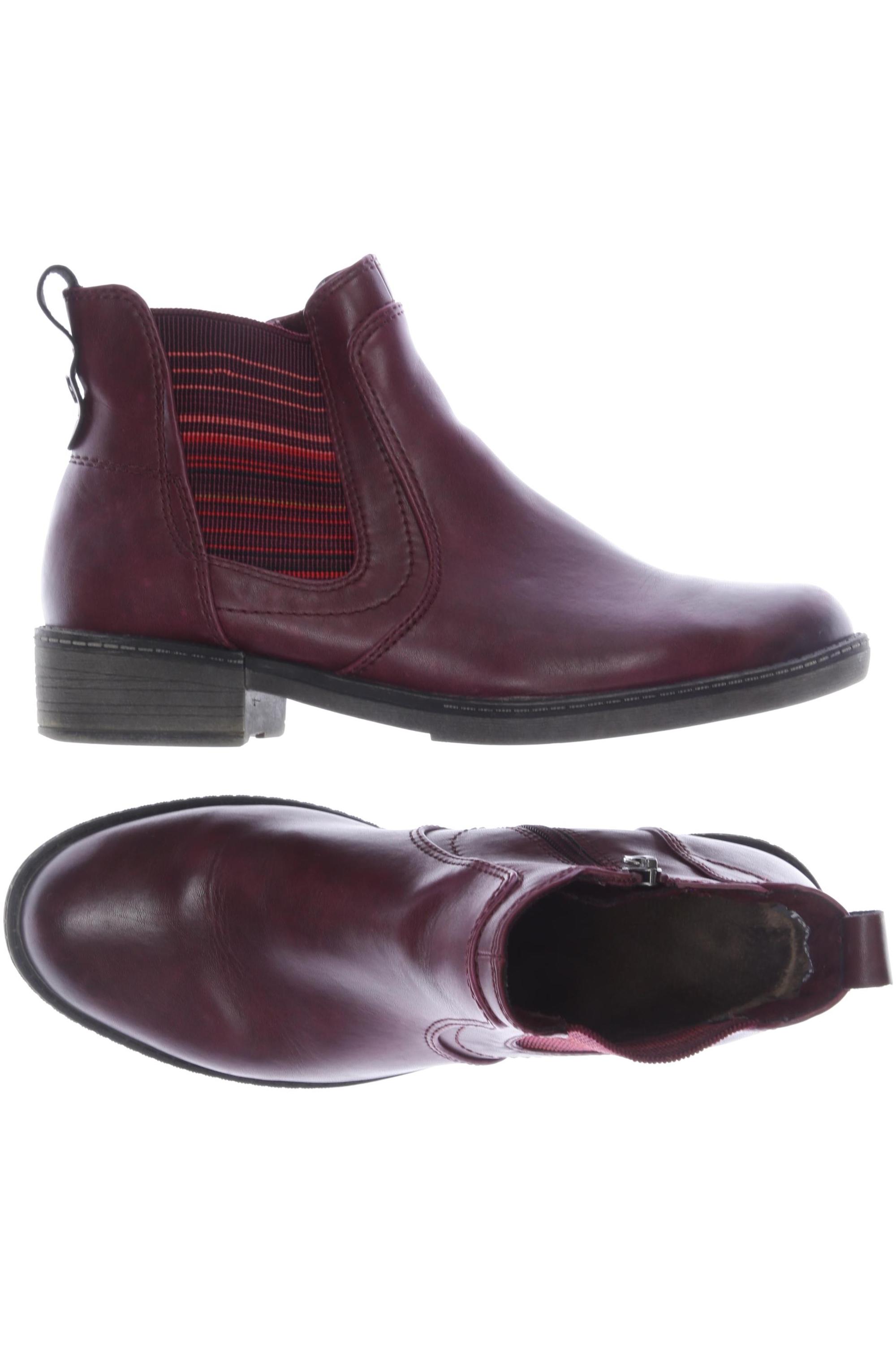 

Tamaris Damen Stiefelette, bordeaux, Gr. 40
