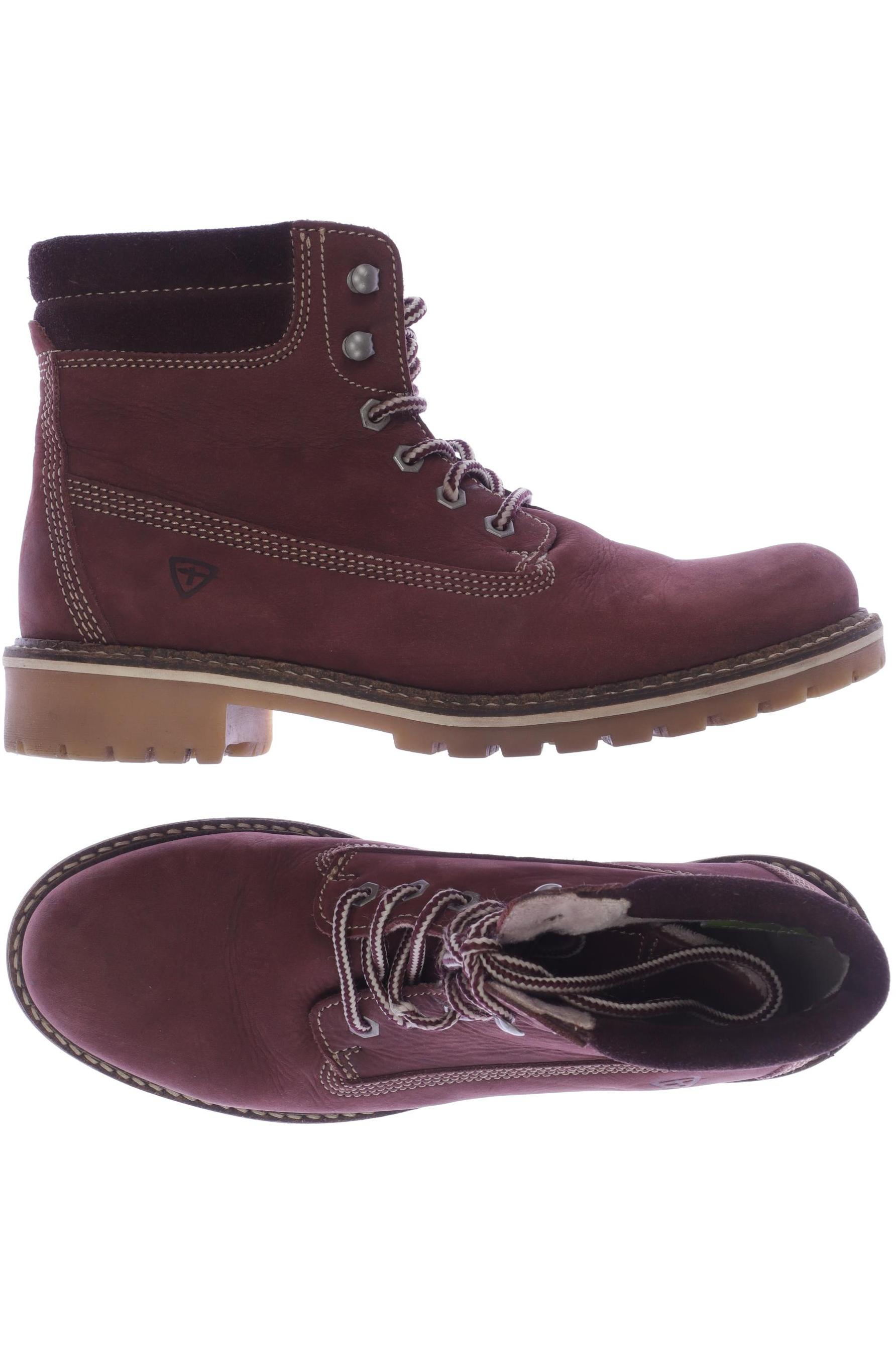 

Tamaris Damen Stiefelette, bordeaux, Gr. 42
