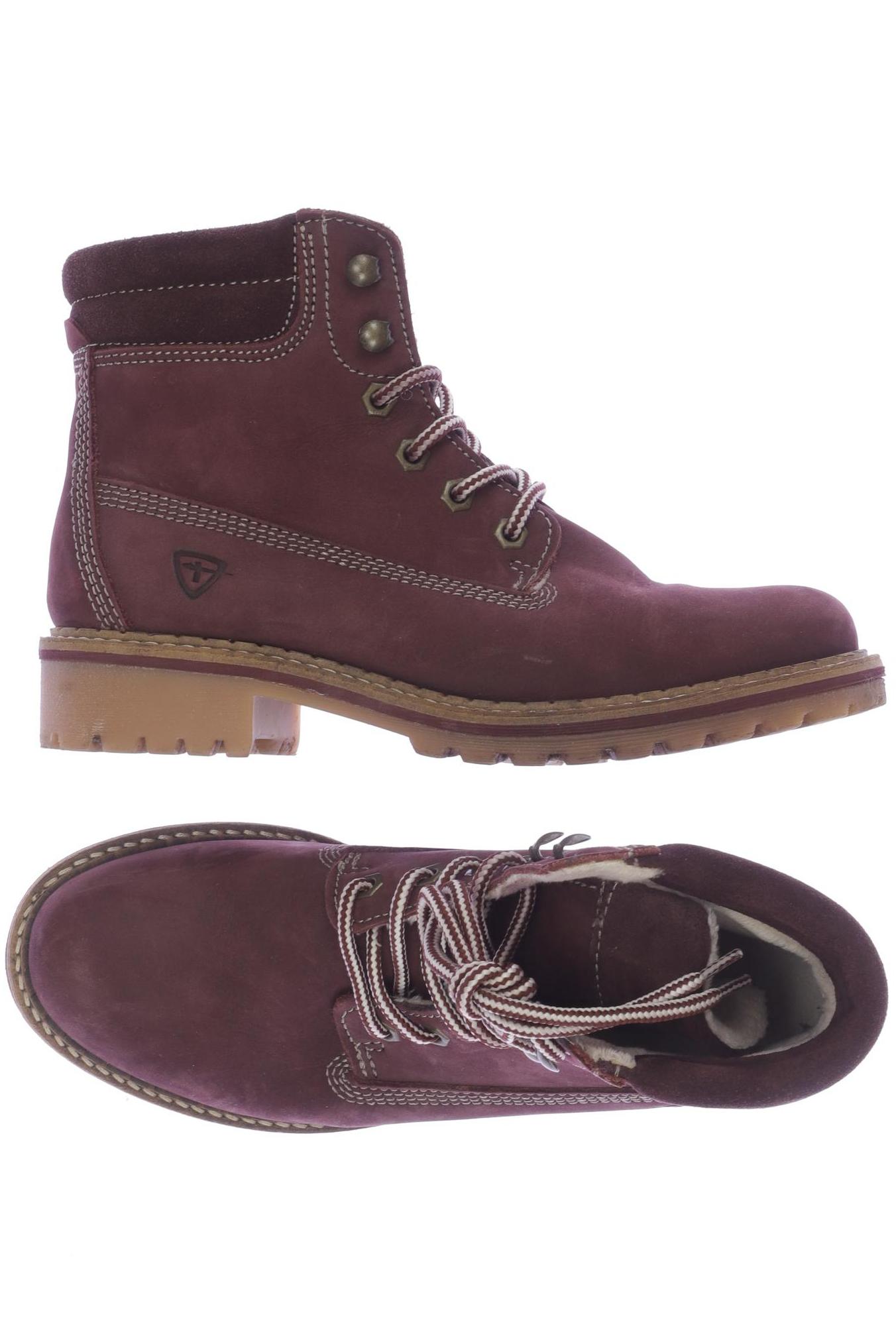 

Tamaris Damen Stiefelette, bordeaux, Gr. 37