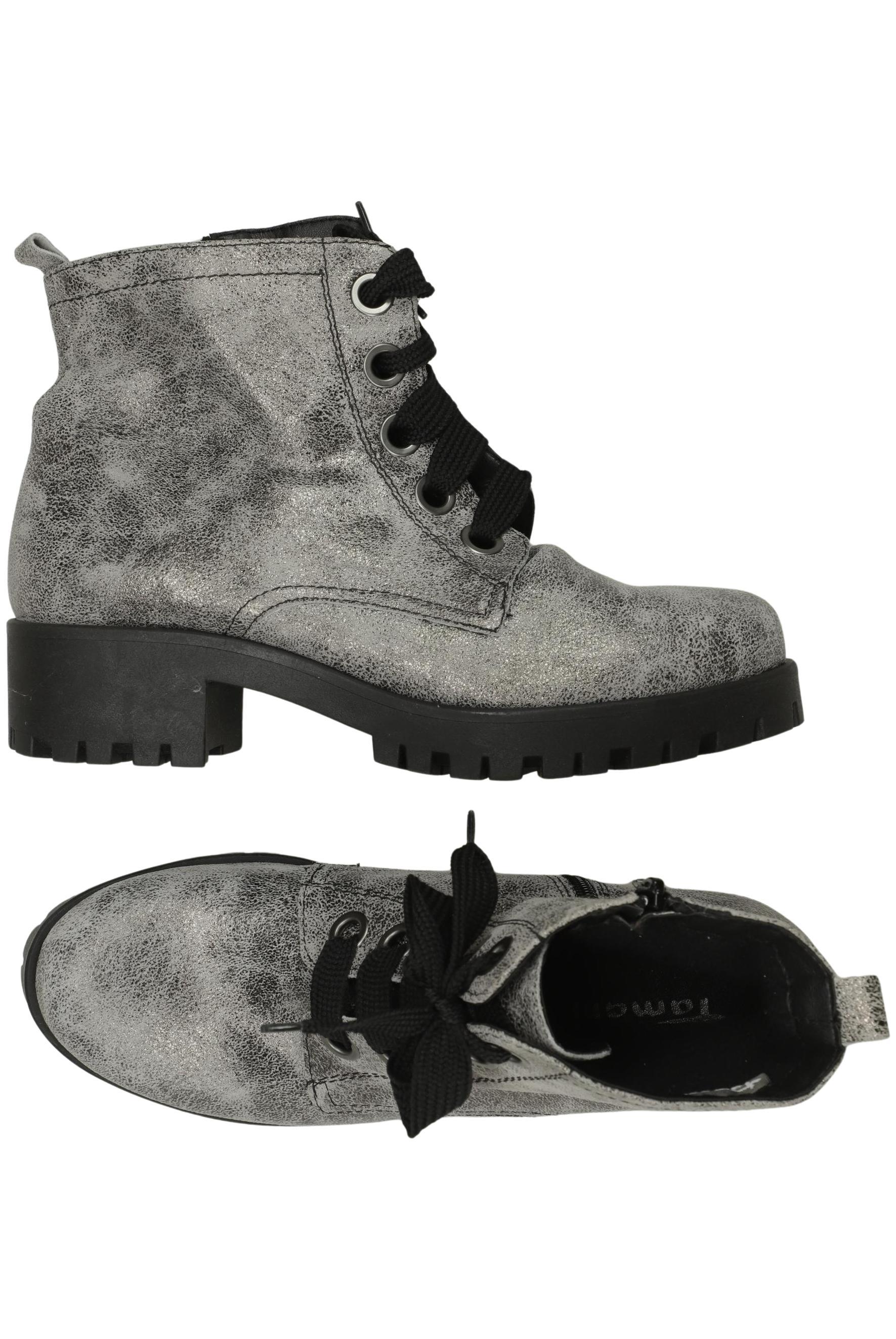 

Tamaris Damen Stiefelette, silber, Gr. 39
