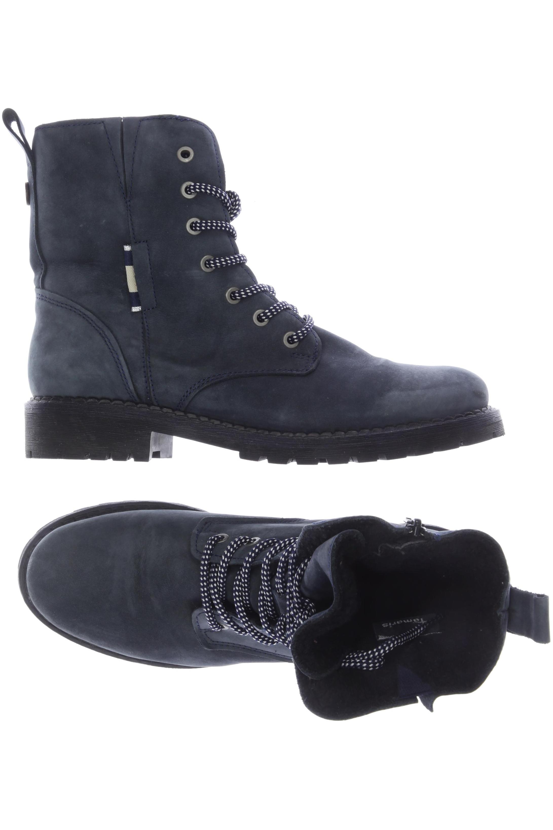 

Tamaris Damen Stiefelette, marineblau, Gr. 41