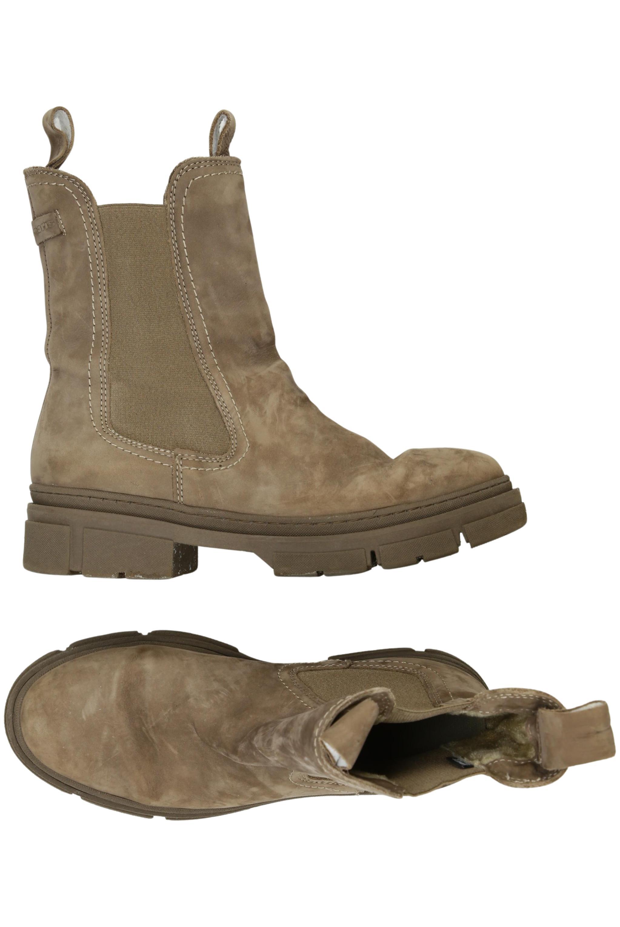 

Tamaris Damen Stiefelette, beige, Gr. 38