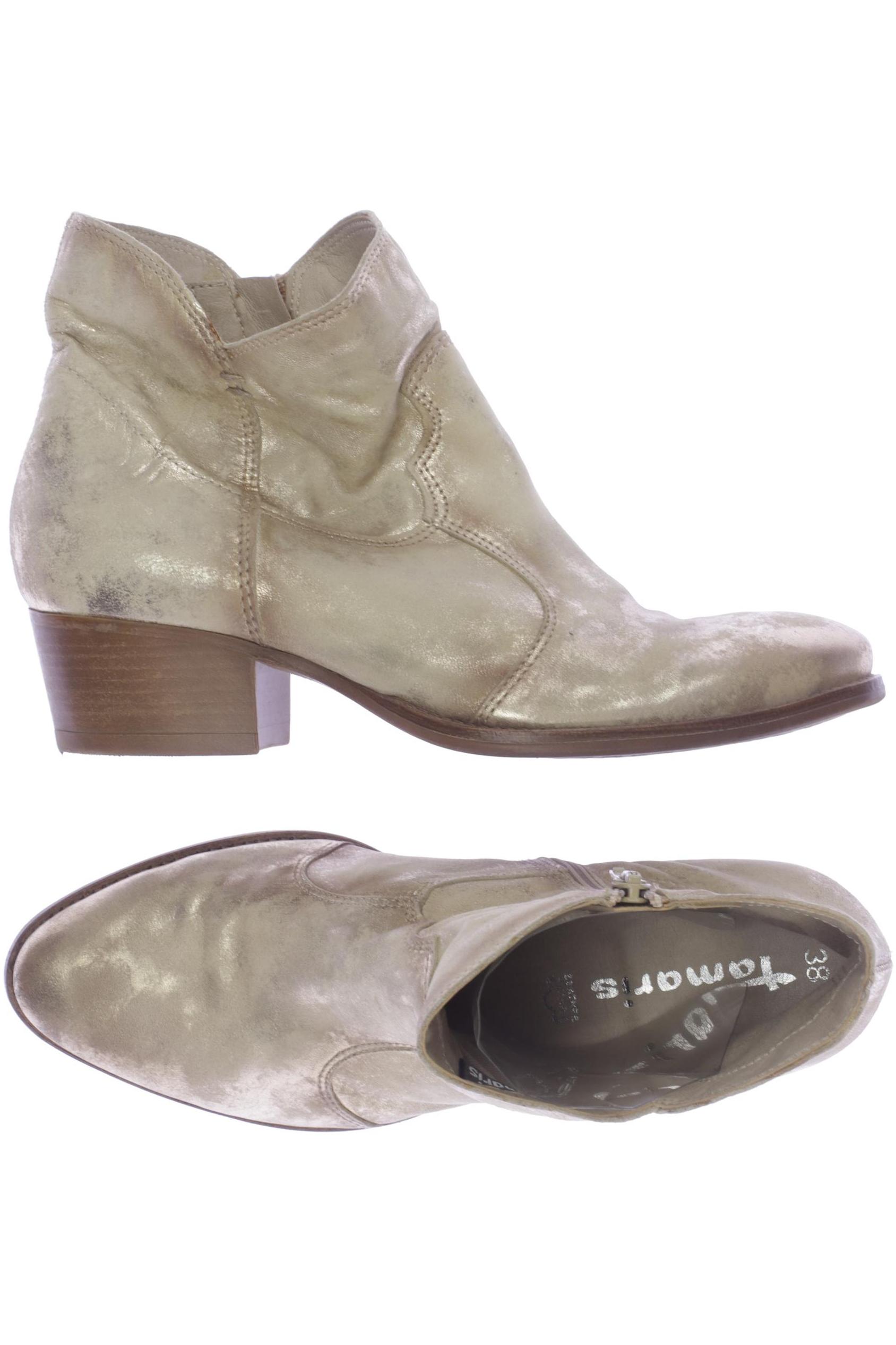 

Tamaris Damen Stiefelette, beige, Gr. 38