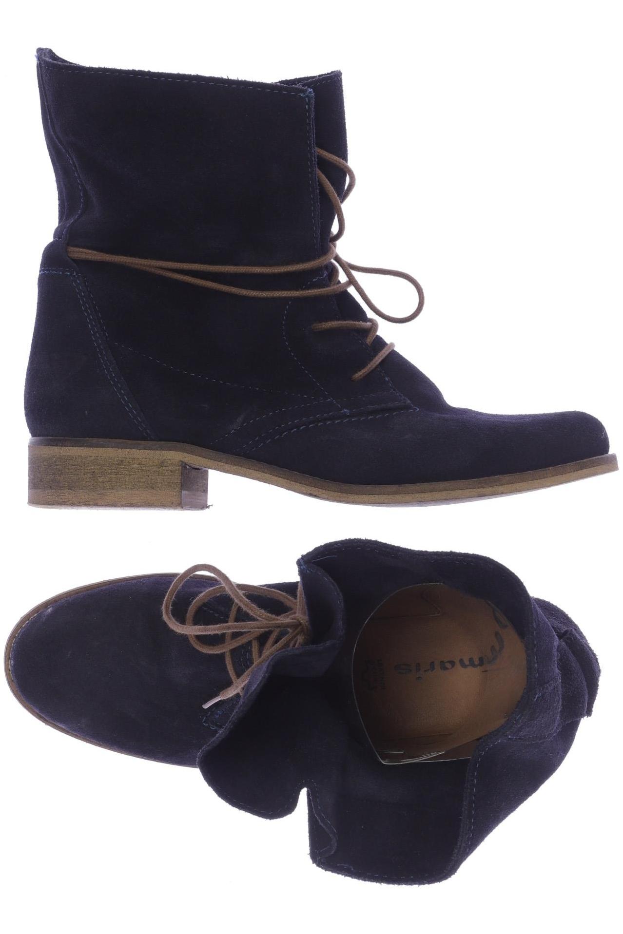 

Tamaris Damen Stiefelette, marineblau, Gr. 38