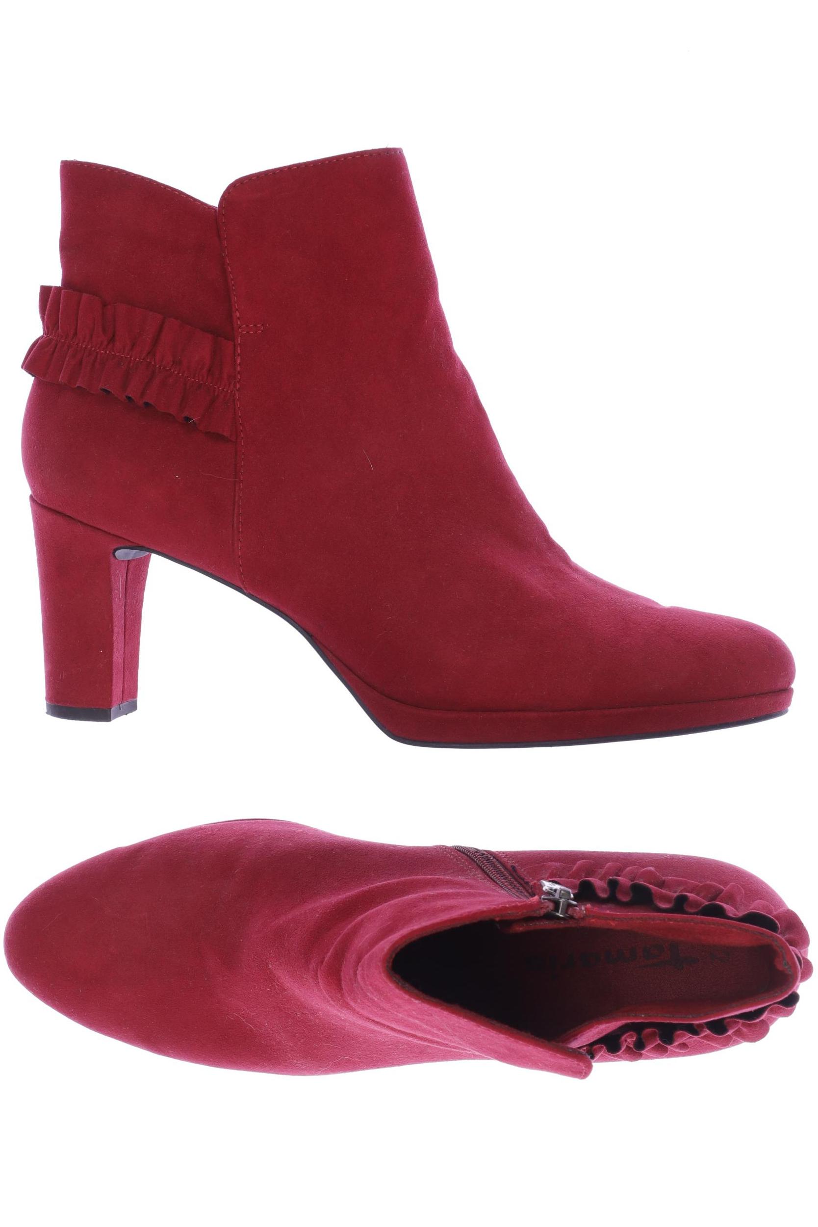 

Tamaris Damen Stiefelette, rot, Gr. 42
