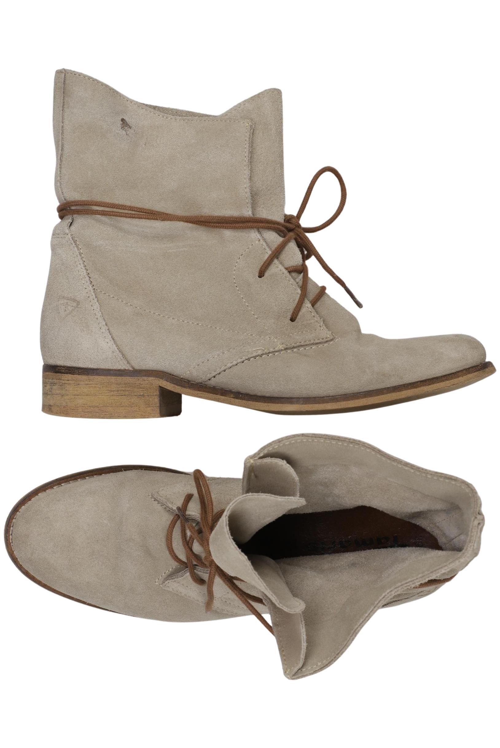 

Tamaris Damen Stiefelette, beige, Gr. 39