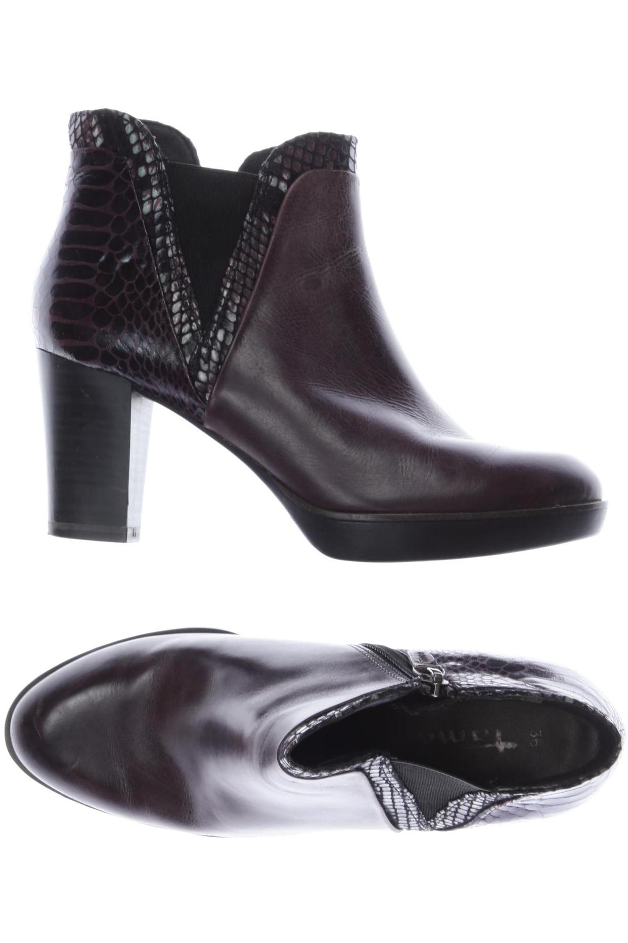 

Tamaris Damen Stiefelette, bordeaux, Gr. 36