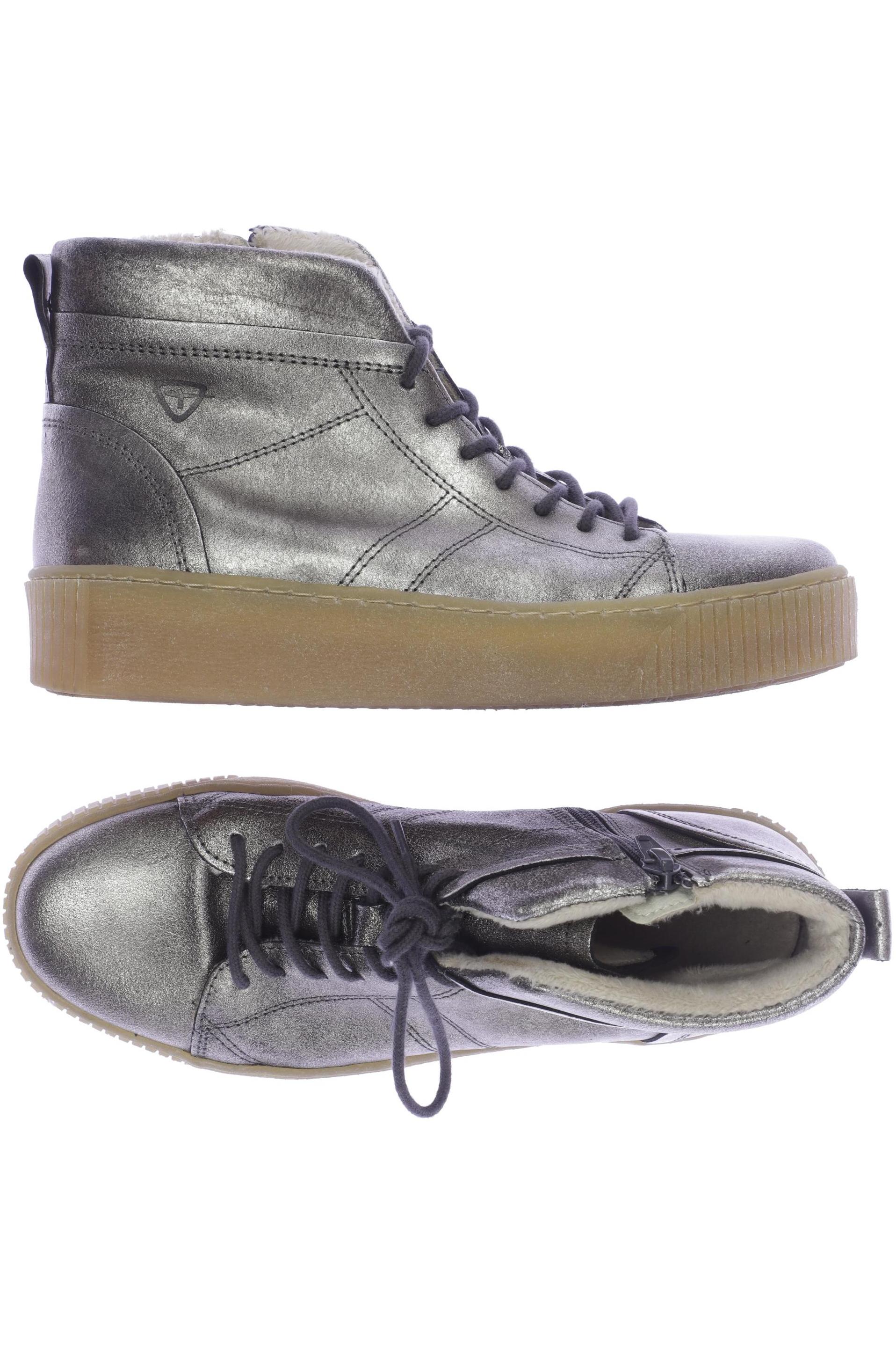 

Tamaris Damen Stiefelette, silber, Gr. 38