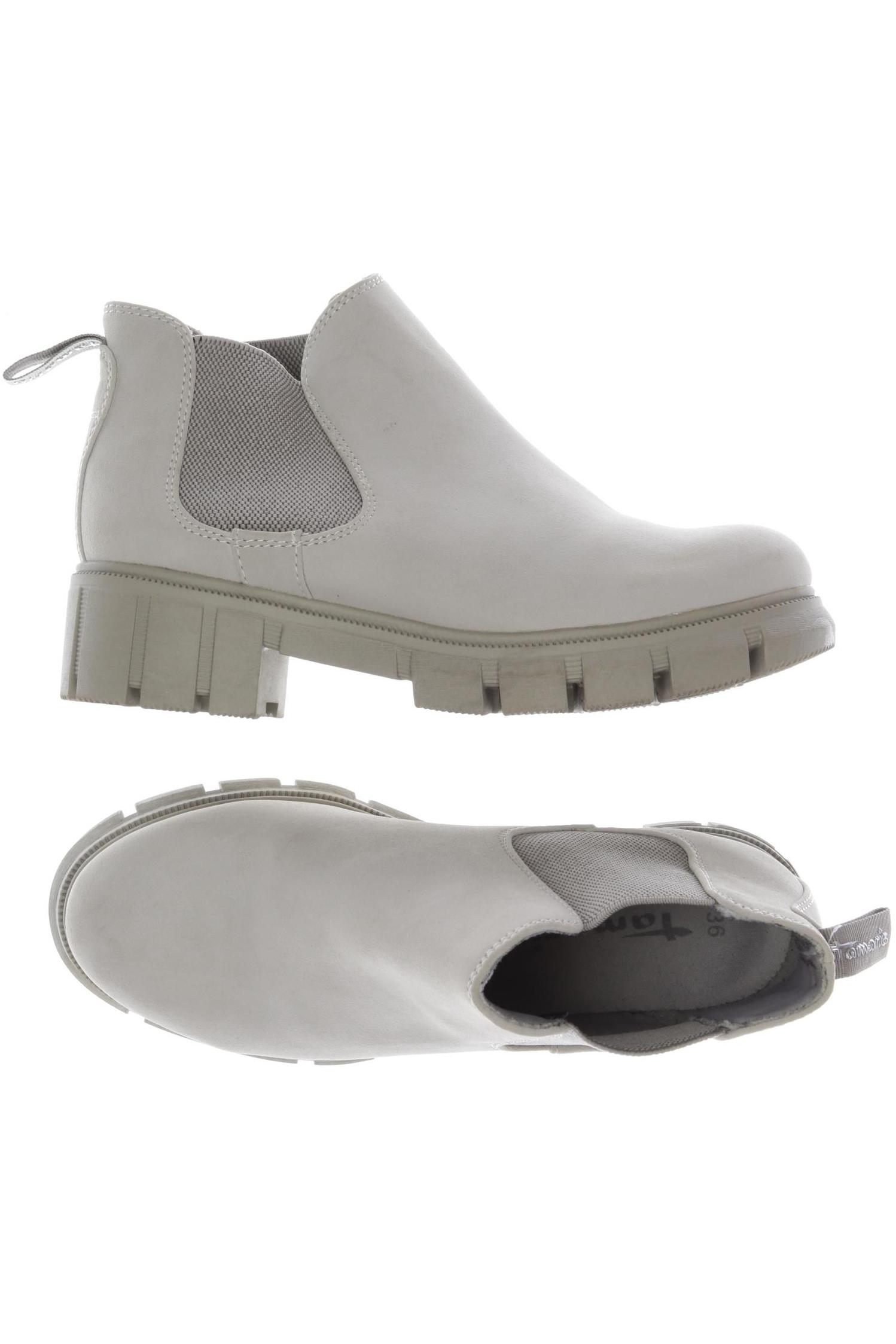 

Tamaris Damen Stiefelette, cremeweiß, Gr. 36