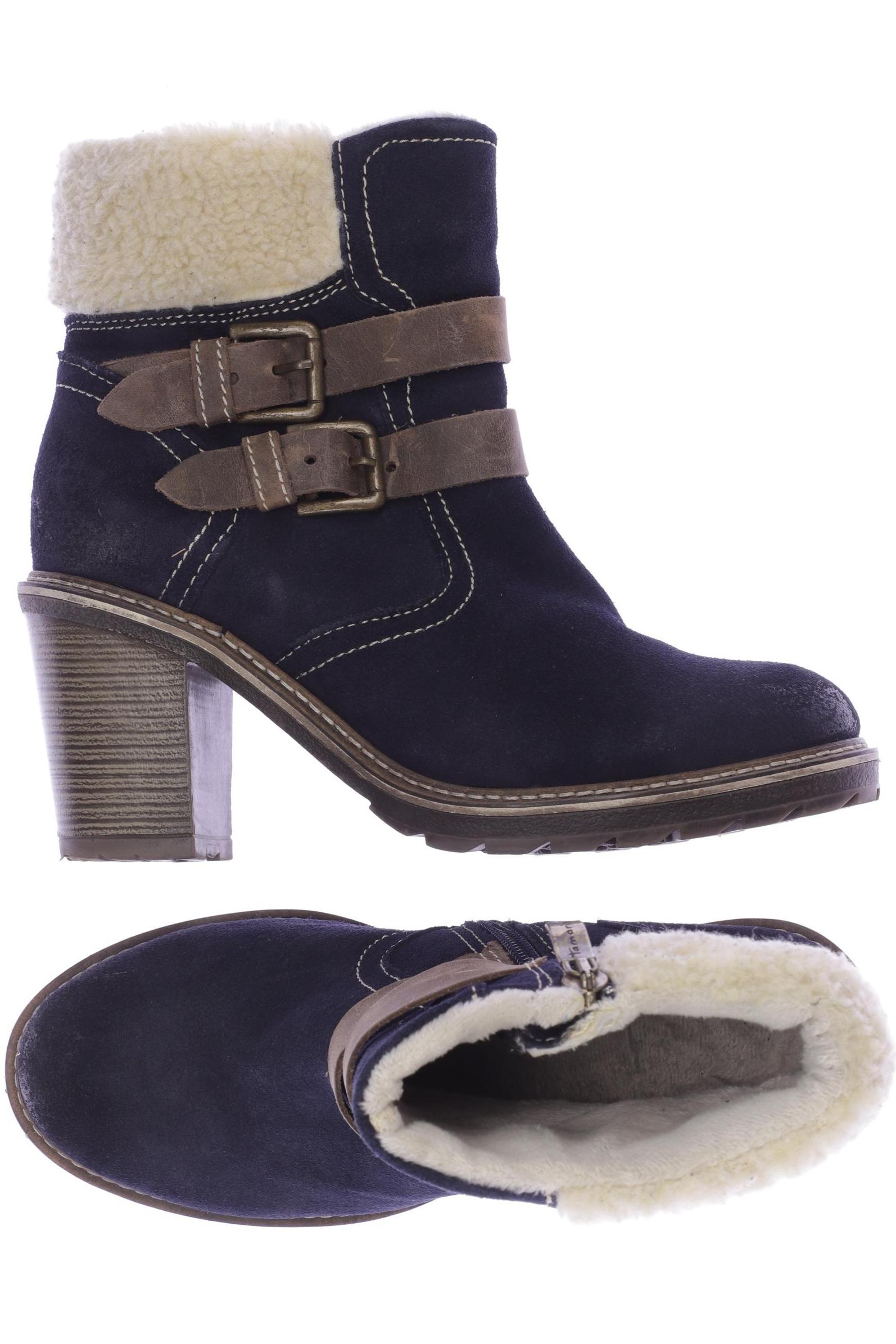 

Tamaris Damen Stiefelette, marineblau, Gr. 38