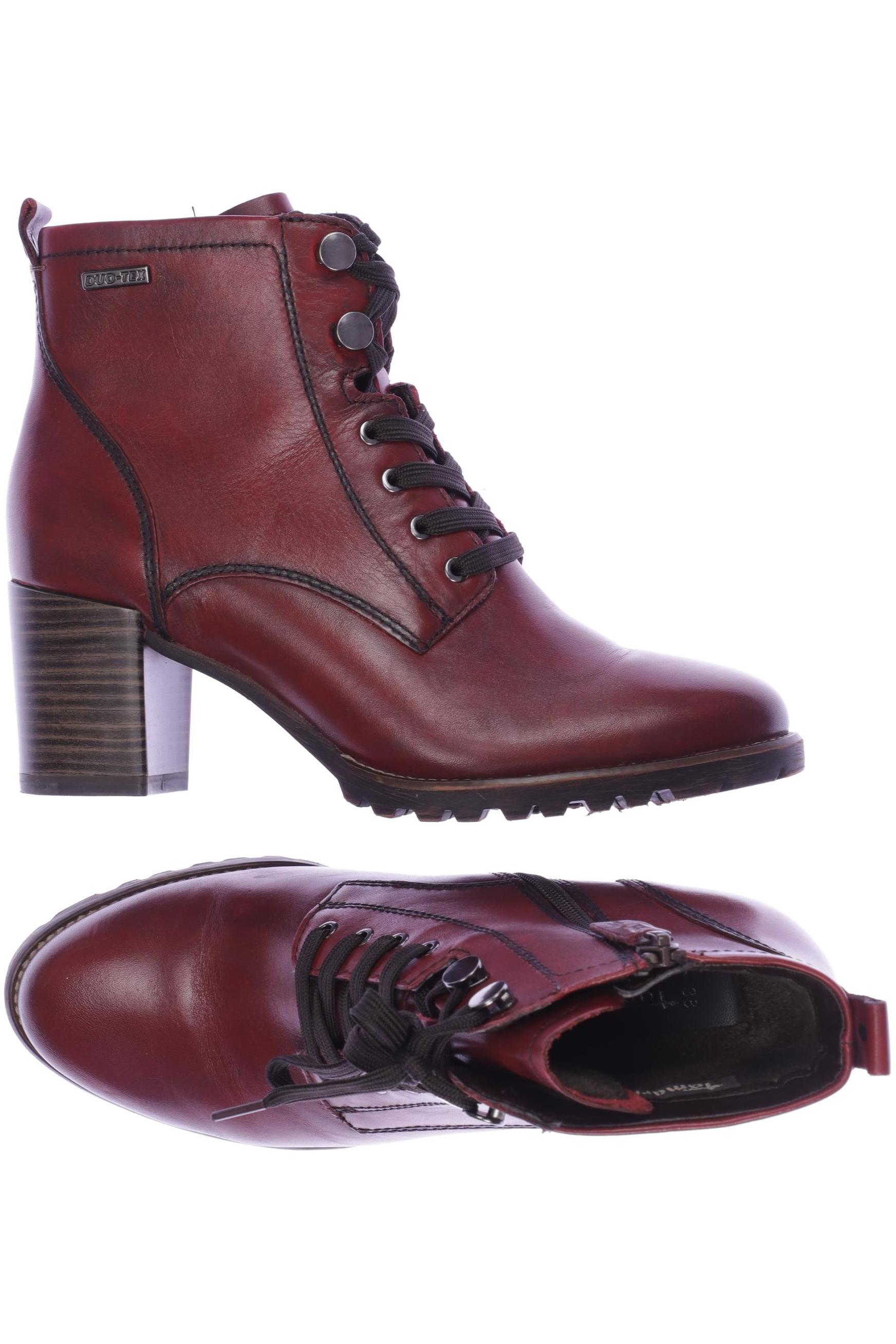 

Tamaris Damen Stiefelette, rot, Gr. 38