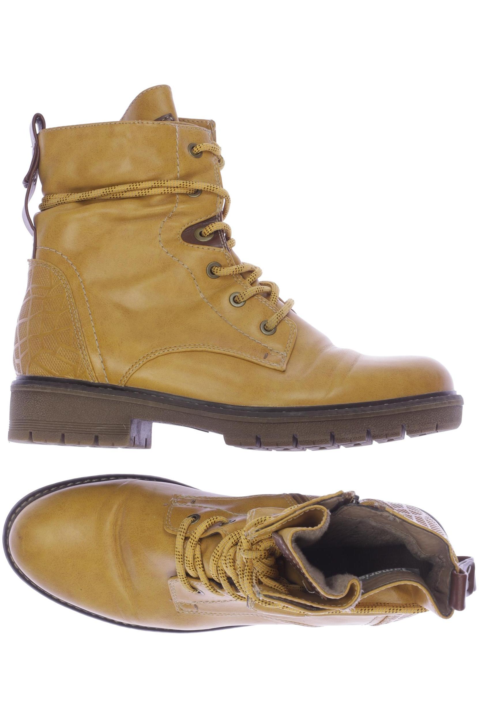 

Tamaris Damen Stiefelette, orange, Gr. 39