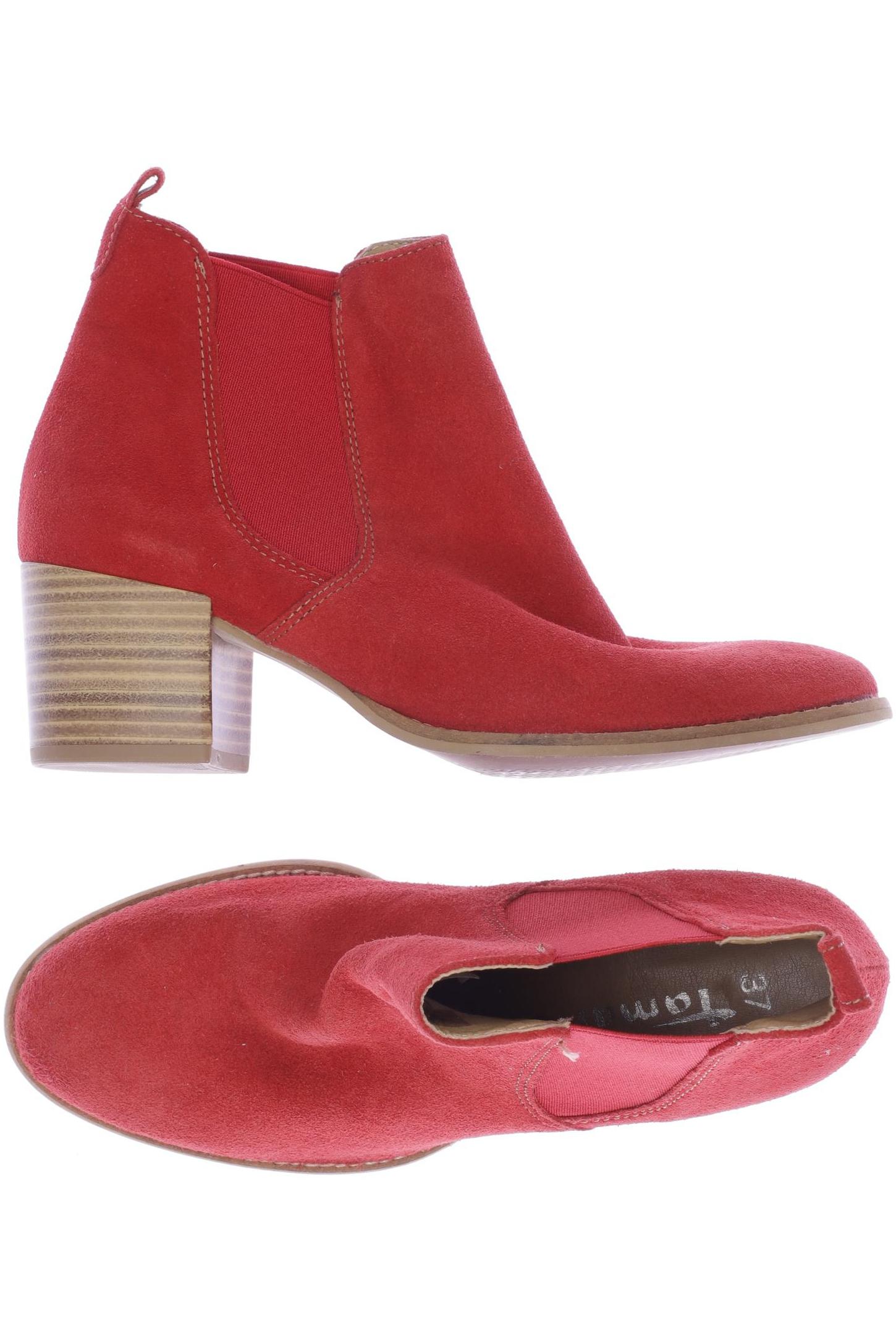 

Tamaris Damen Stiefelette, rot, Gr. 37