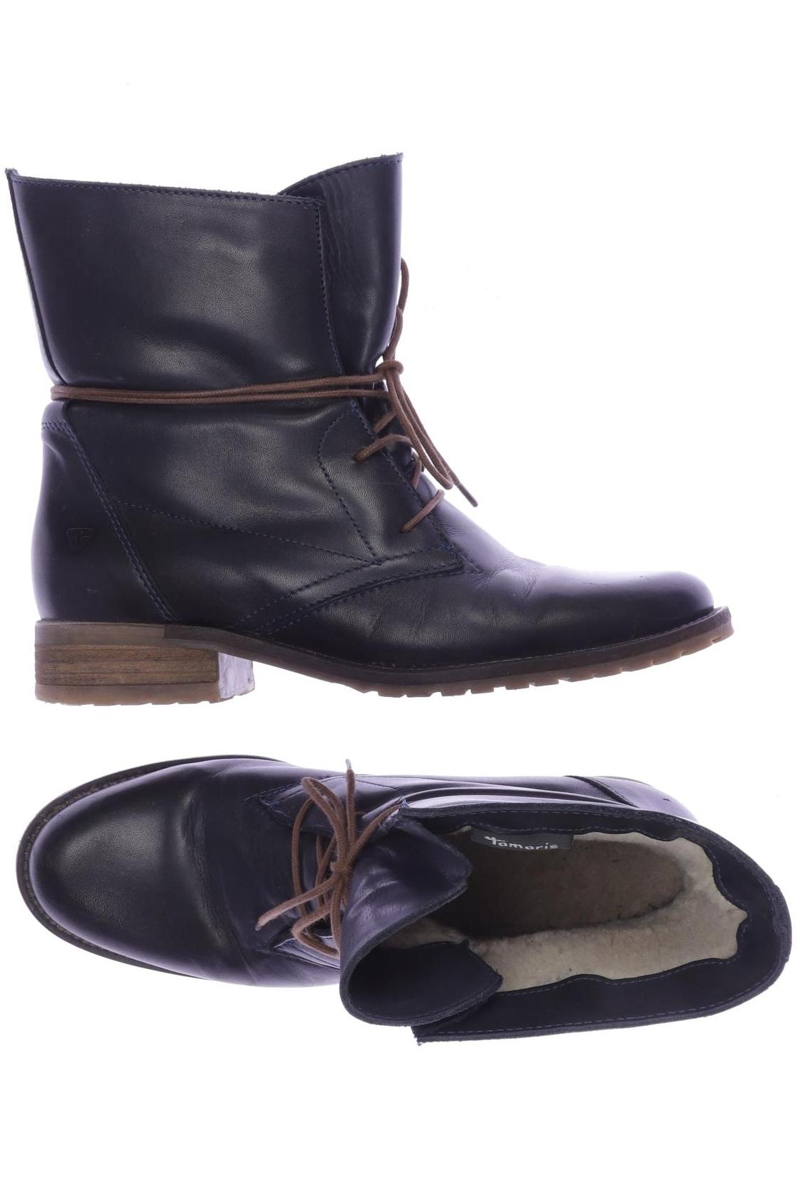 

Tamaris Damen Stiefelette, marineblau, Gr. 41