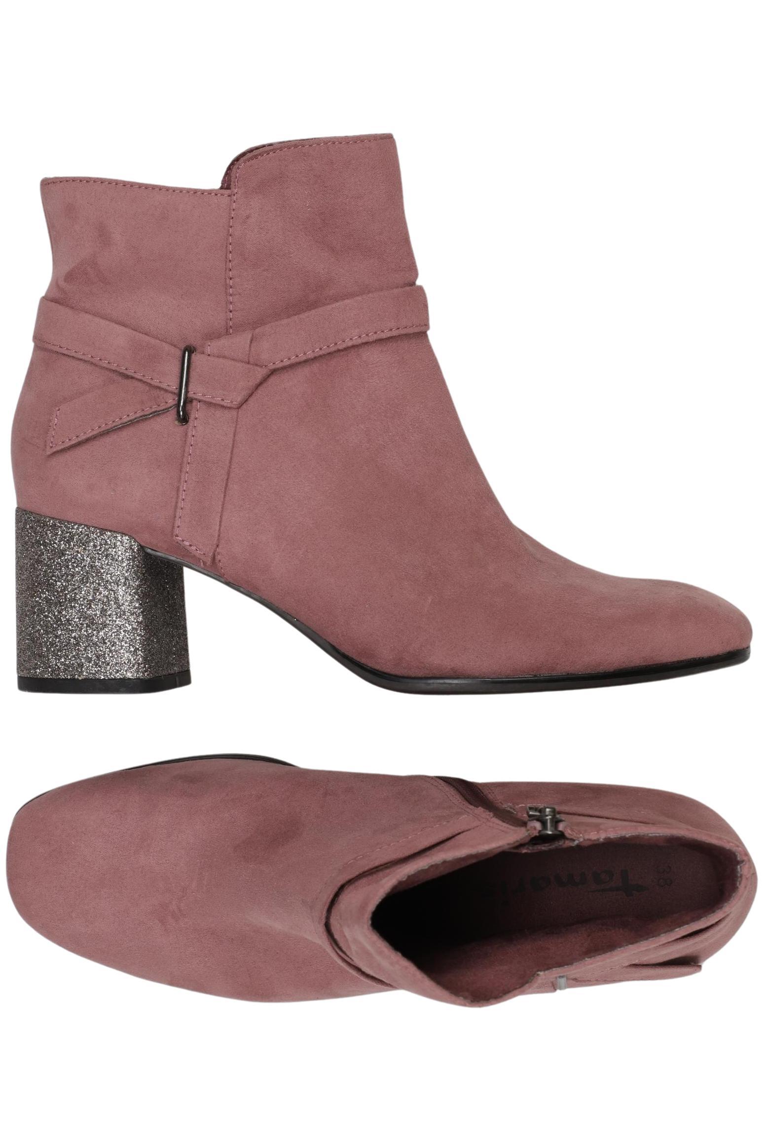 

Tamaris Damen Stiefelette, pink, Gr. 38