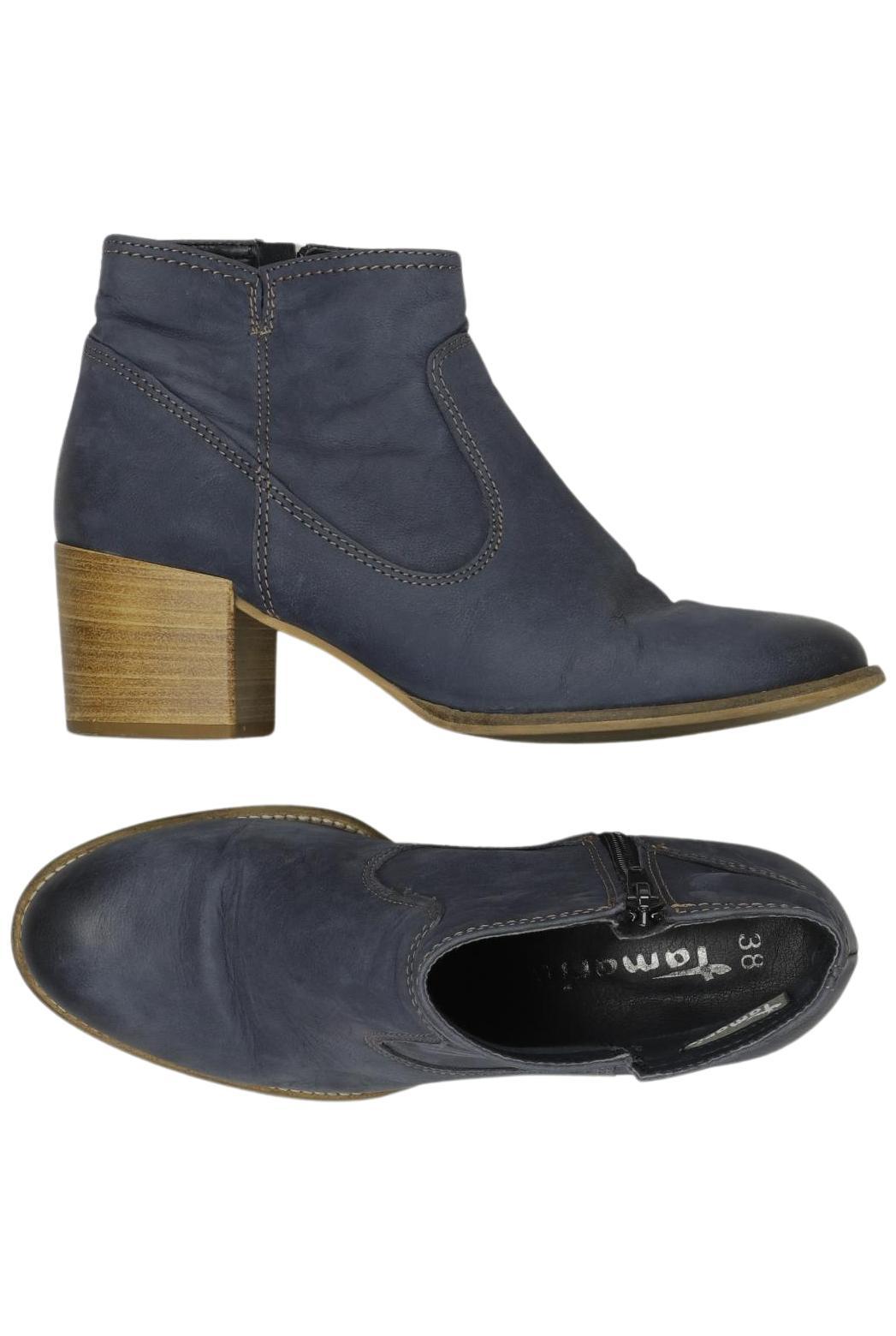 

Tamaris Damen Stiefelette, marineblau, Gr. 38