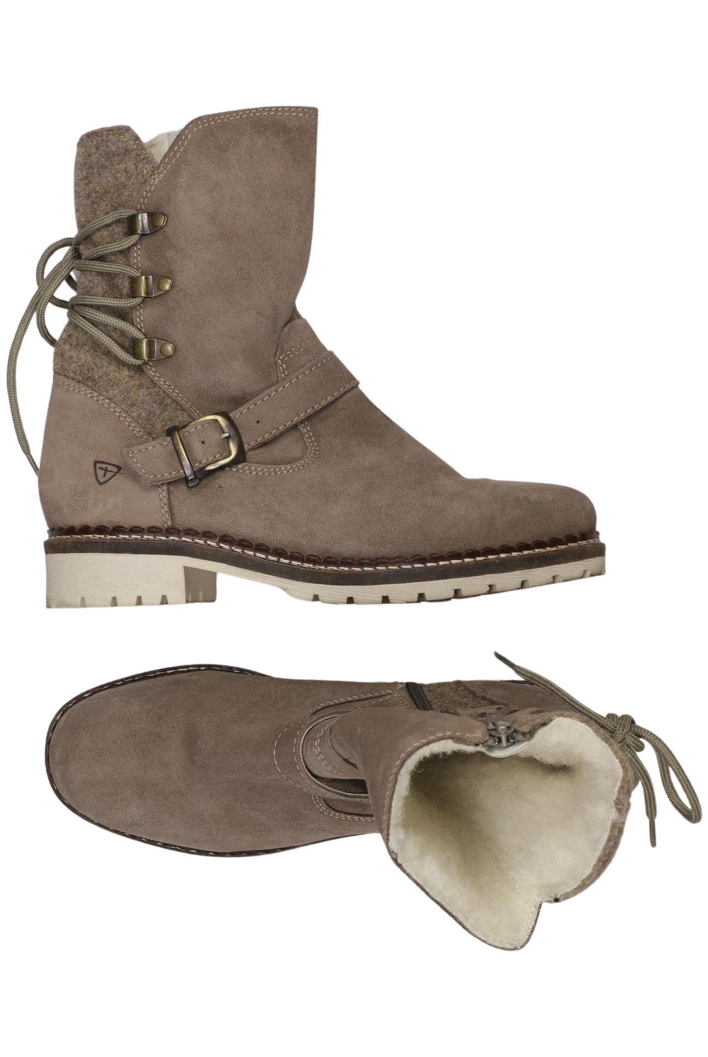 

Tamaris Damen Stiefelette, beige, Gr. 41