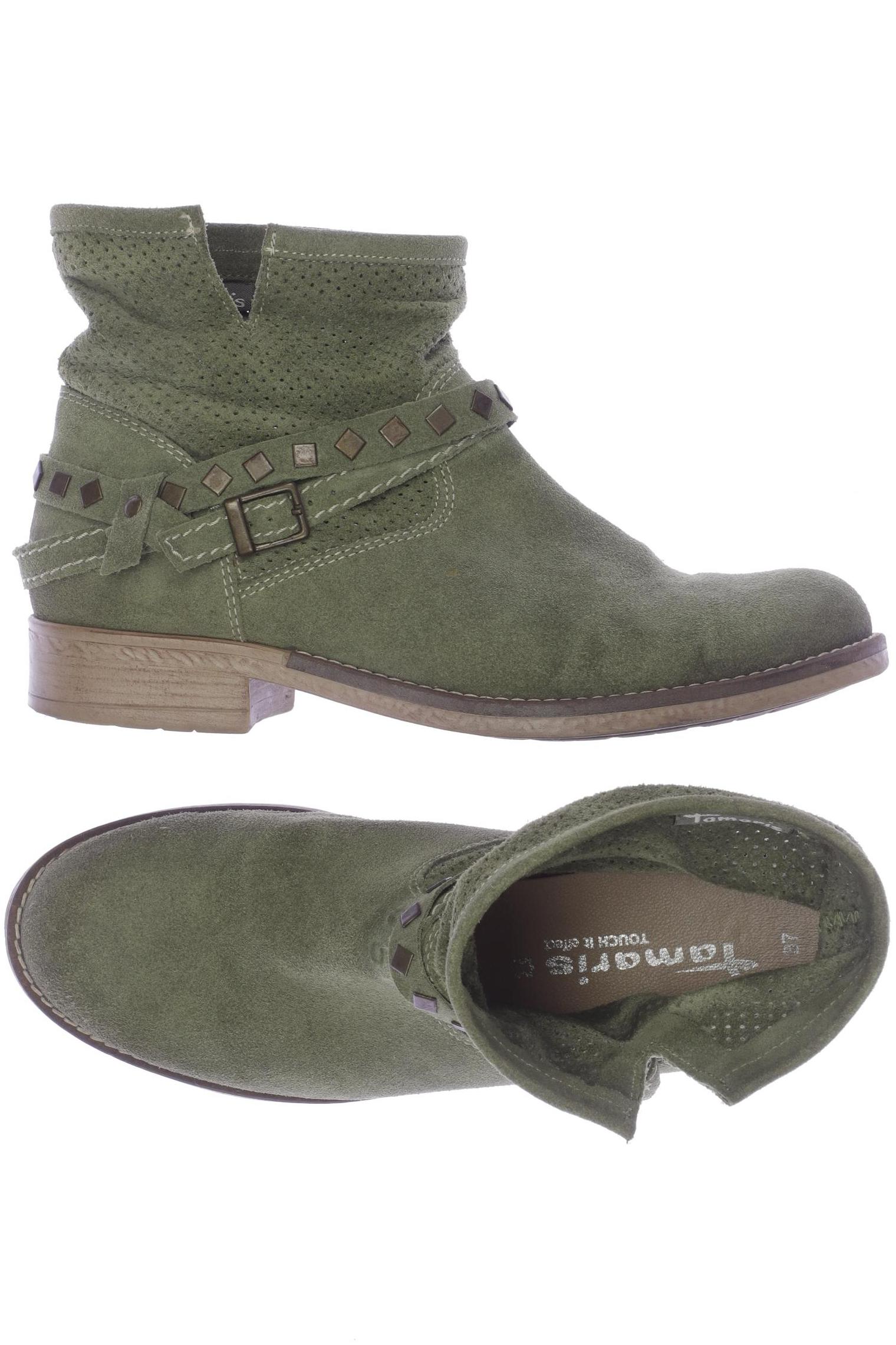 

Tamaris Damen Stiefelette, grün, Gr. 37
