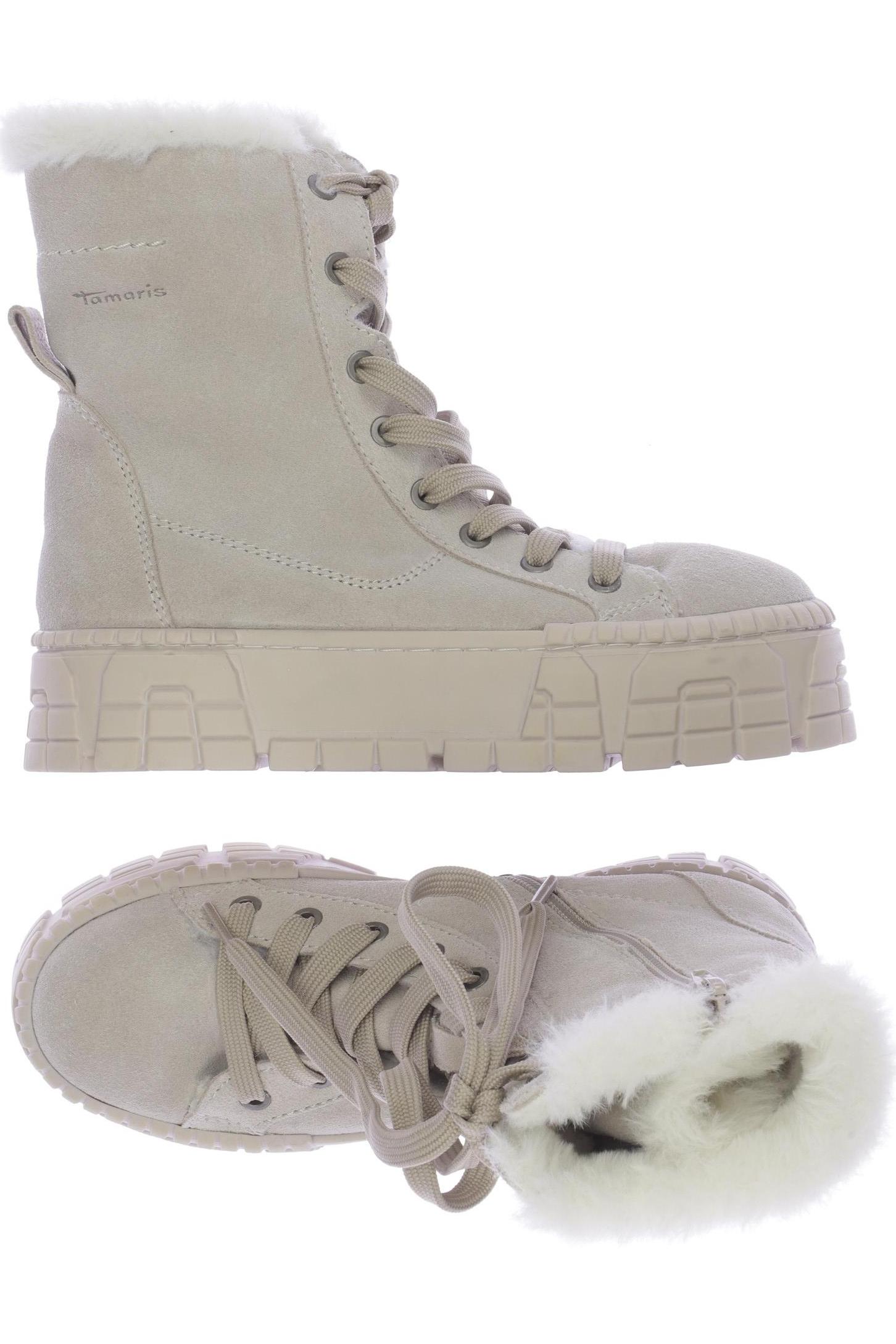 

Tamaris Damen Stiefelette, beige, Gr. 36