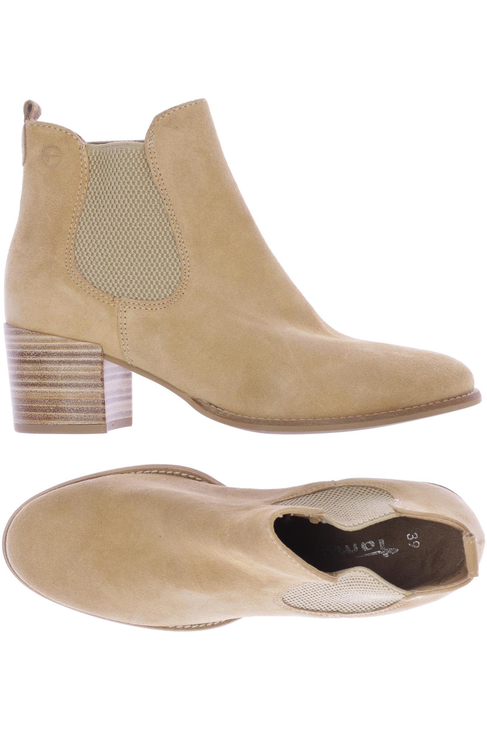 

Tamaris Damen Stiefelette, beige, Gr. 39