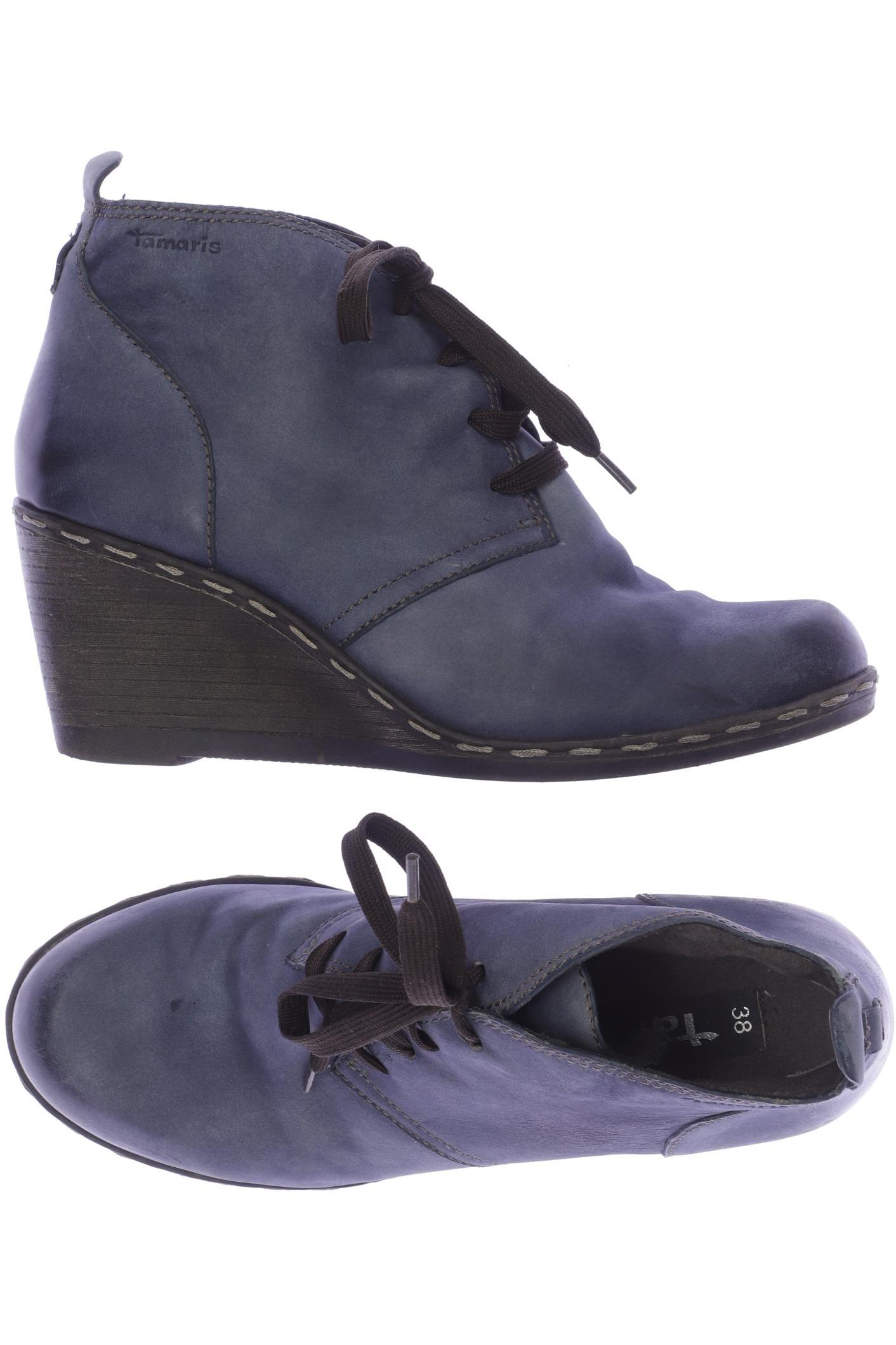 

Tamaris Damen Stiefelette, blau, Gr. 38