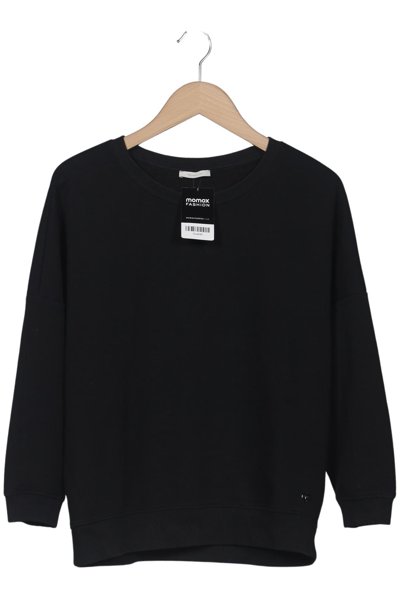

Tamaris Damen Sweatshirt, schwarz, Gr. 34