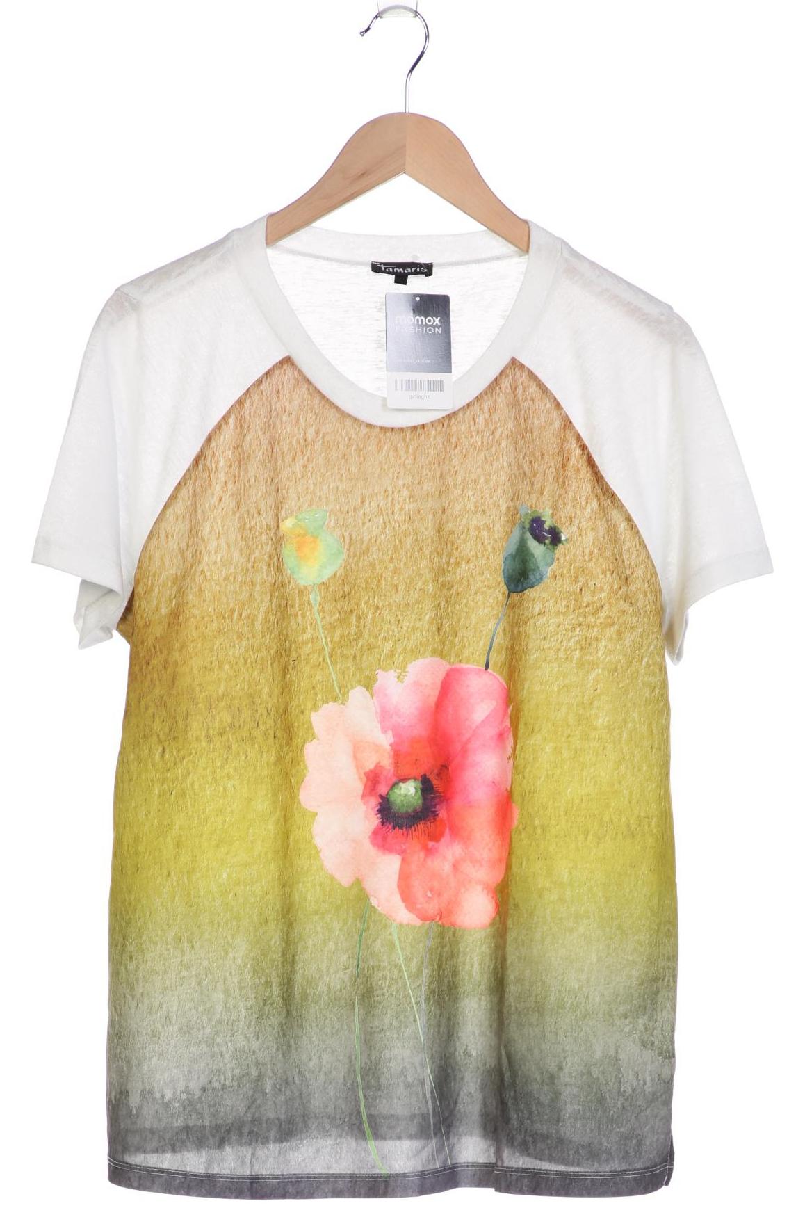 

Tamaris Damen T-Shirt, mehrfarbig, Gr. 44