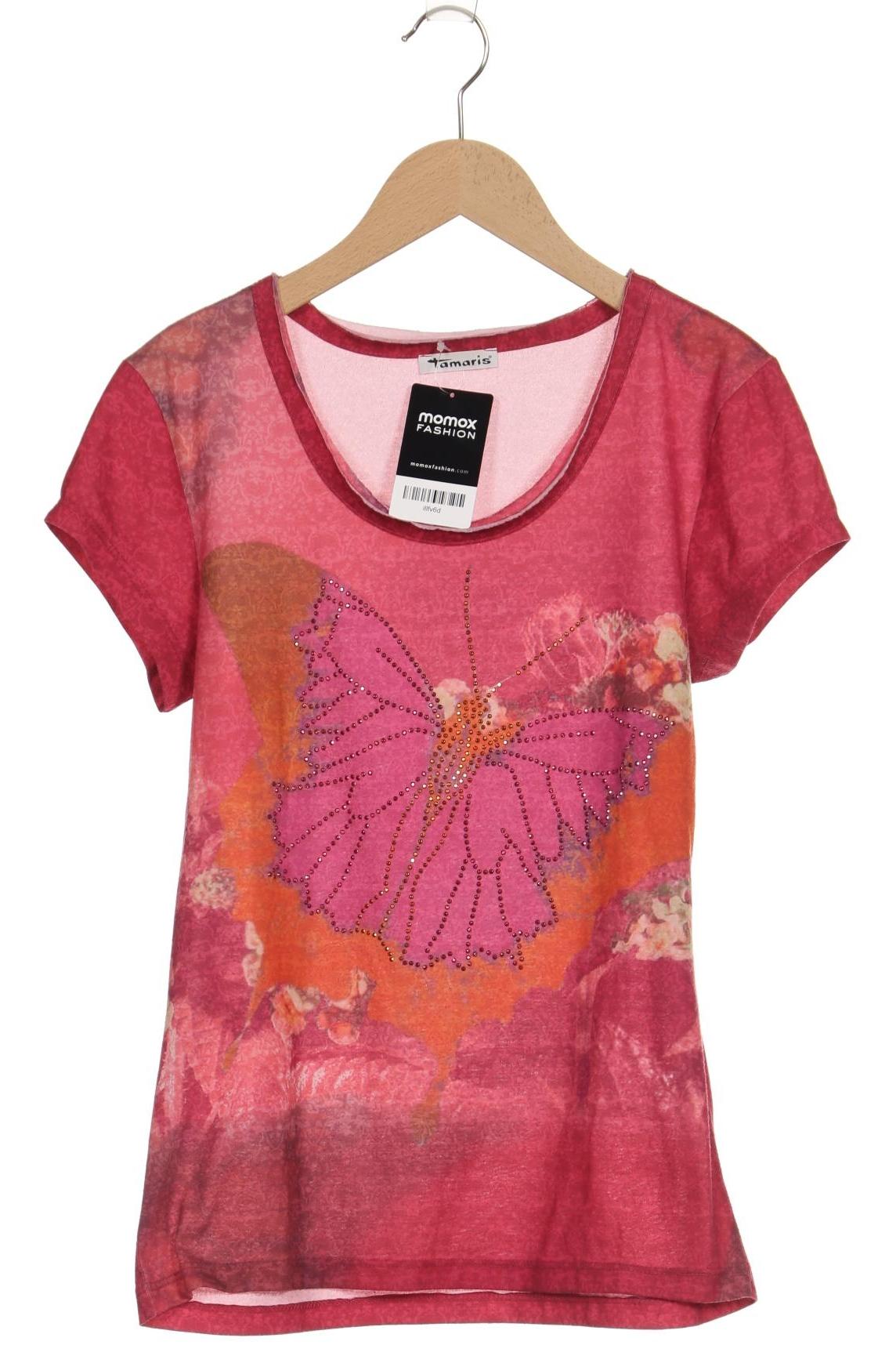 

Tamaris Damen T-Shirt, pink, Gr. 36