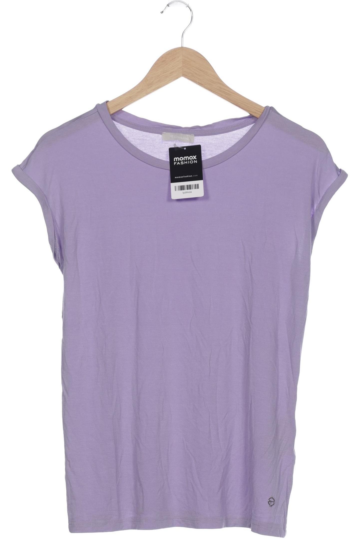 

Tamaris Damen T-Shirt, flieder, Gr. 34