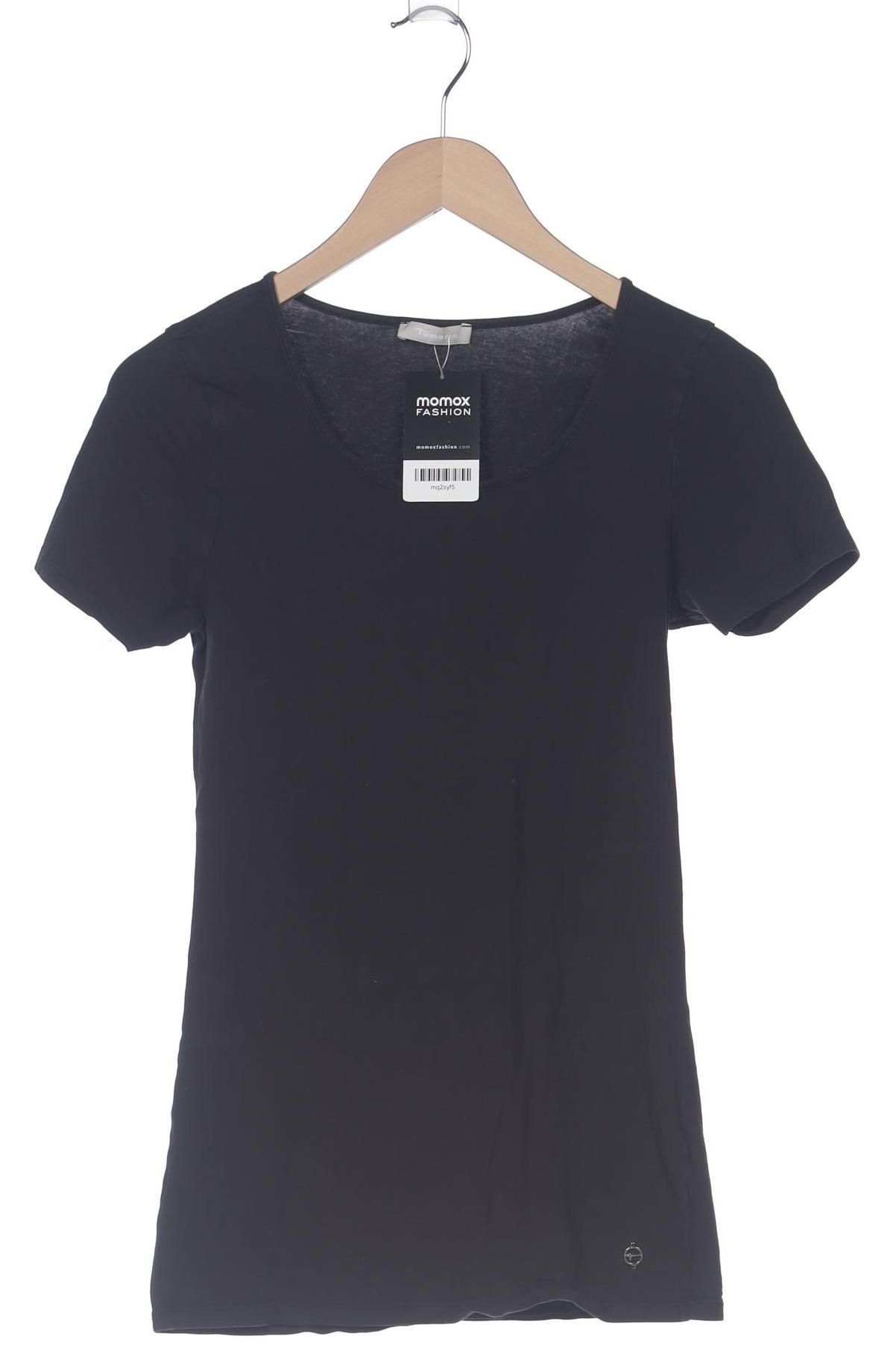 

Tamaris Damen T-Shirt, schwarz, Gr. 32