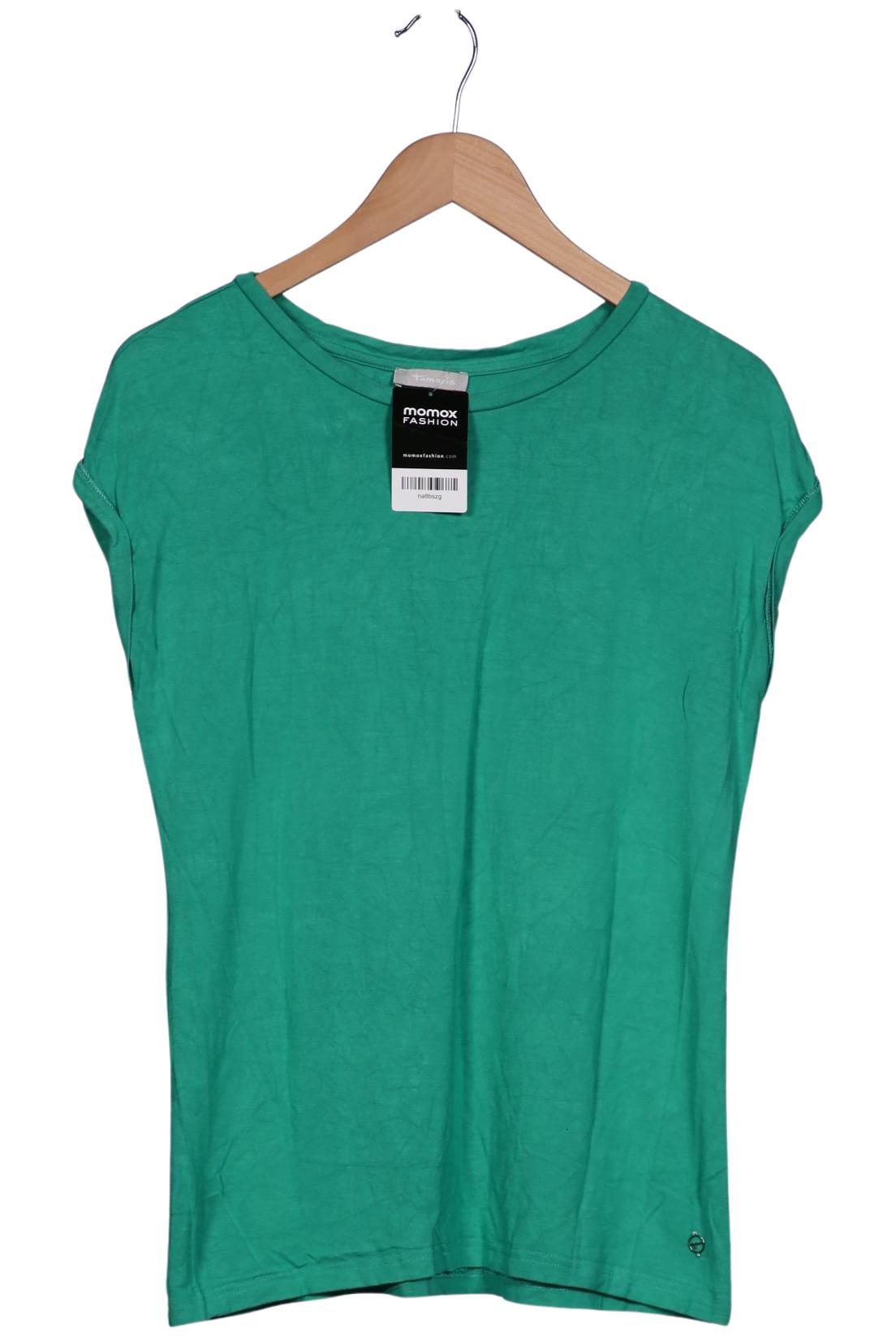 

Tamaris Damen T-Shirt, grün, Gr. 38