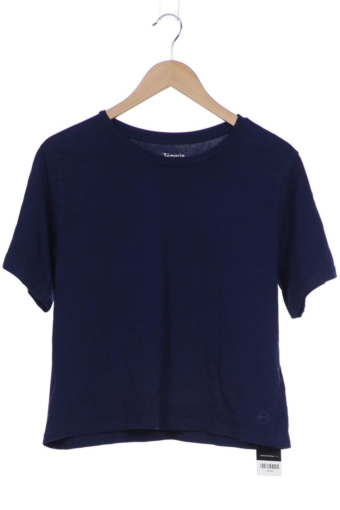 

Tamaris Damen T-Shirt, marineblau, Gr. 42