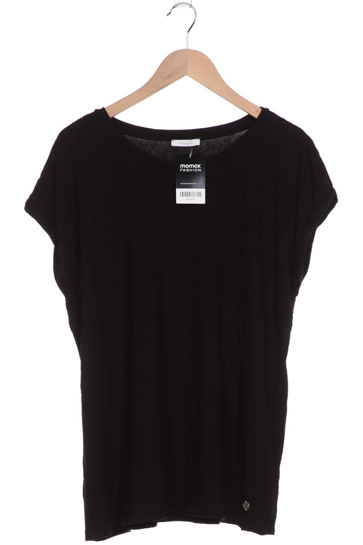 

Tamaris Damen T-Shirt, schwarz, Gr. 44
