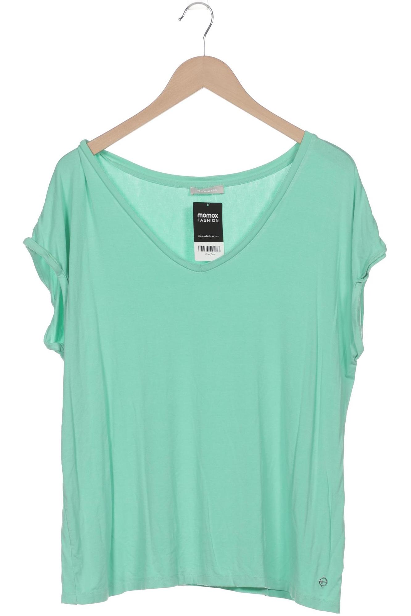 

Tamaris Damen T-Shirt, hellgrün, Gr. 46