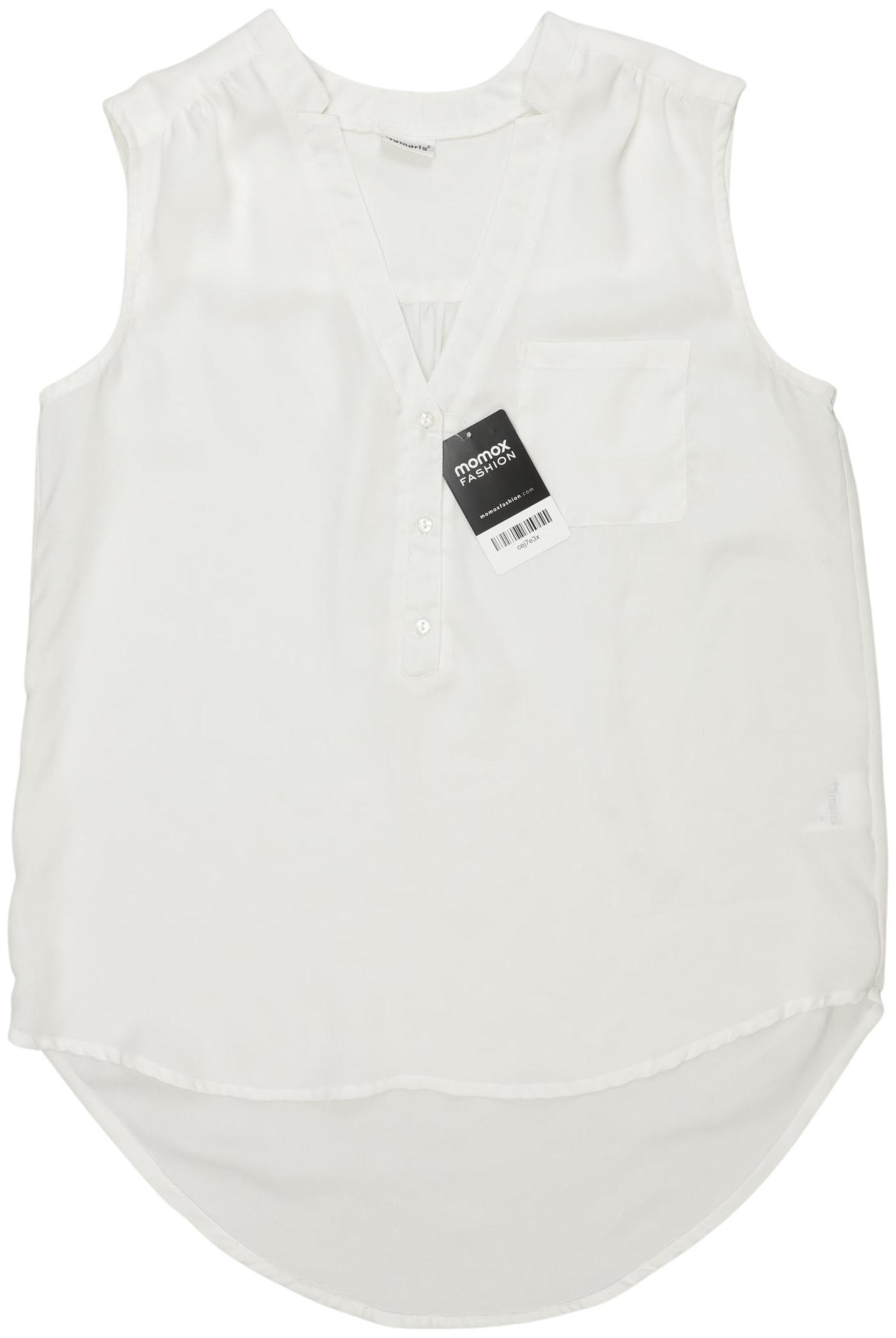 

Tamaris Damen Top, weiß, Gr. 38