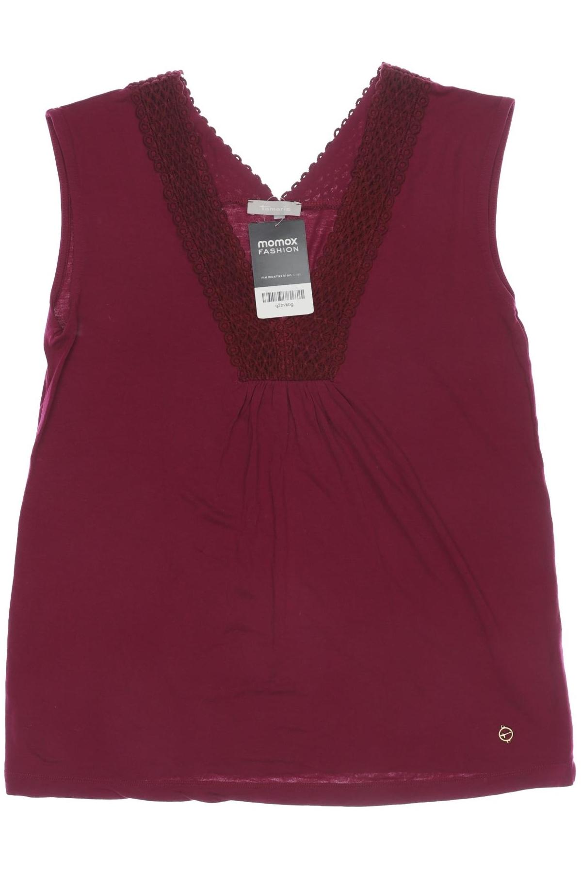 

Tamaris Damen Top, bordeaux, Gr. 36