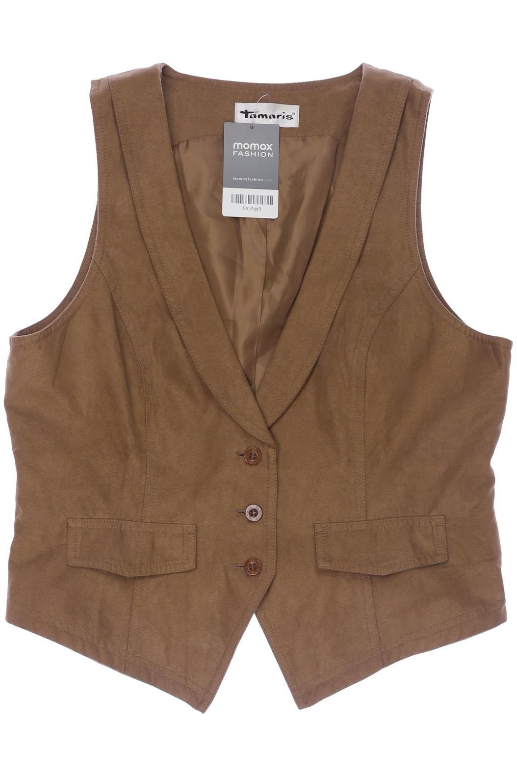 

Tamaris Damen Weste, braun, Gr. 40
