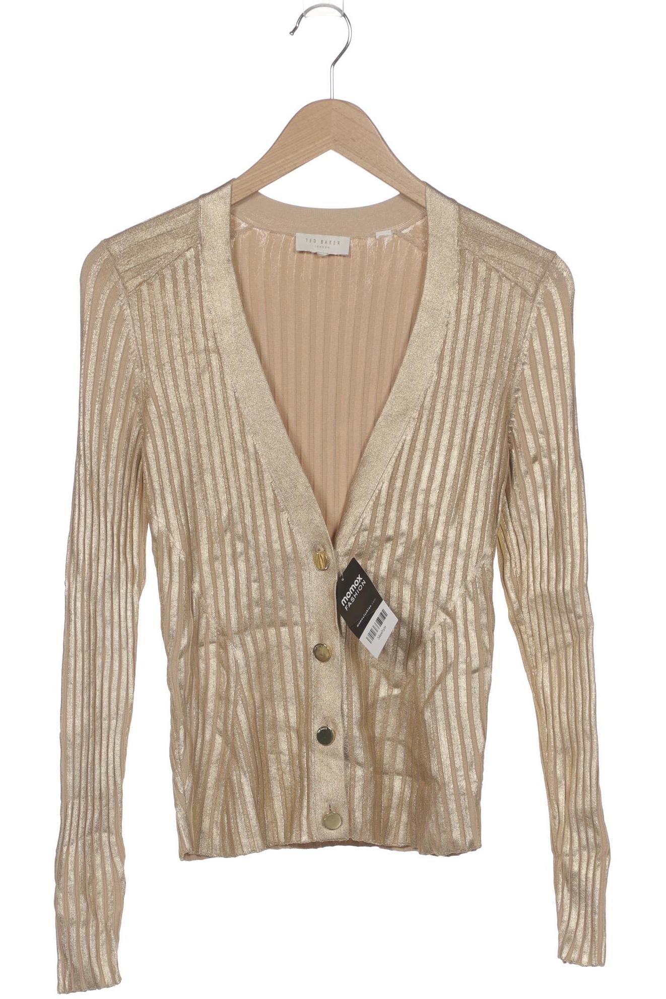 

TED Baker Damen Strickjacke, gold, Gr. 30