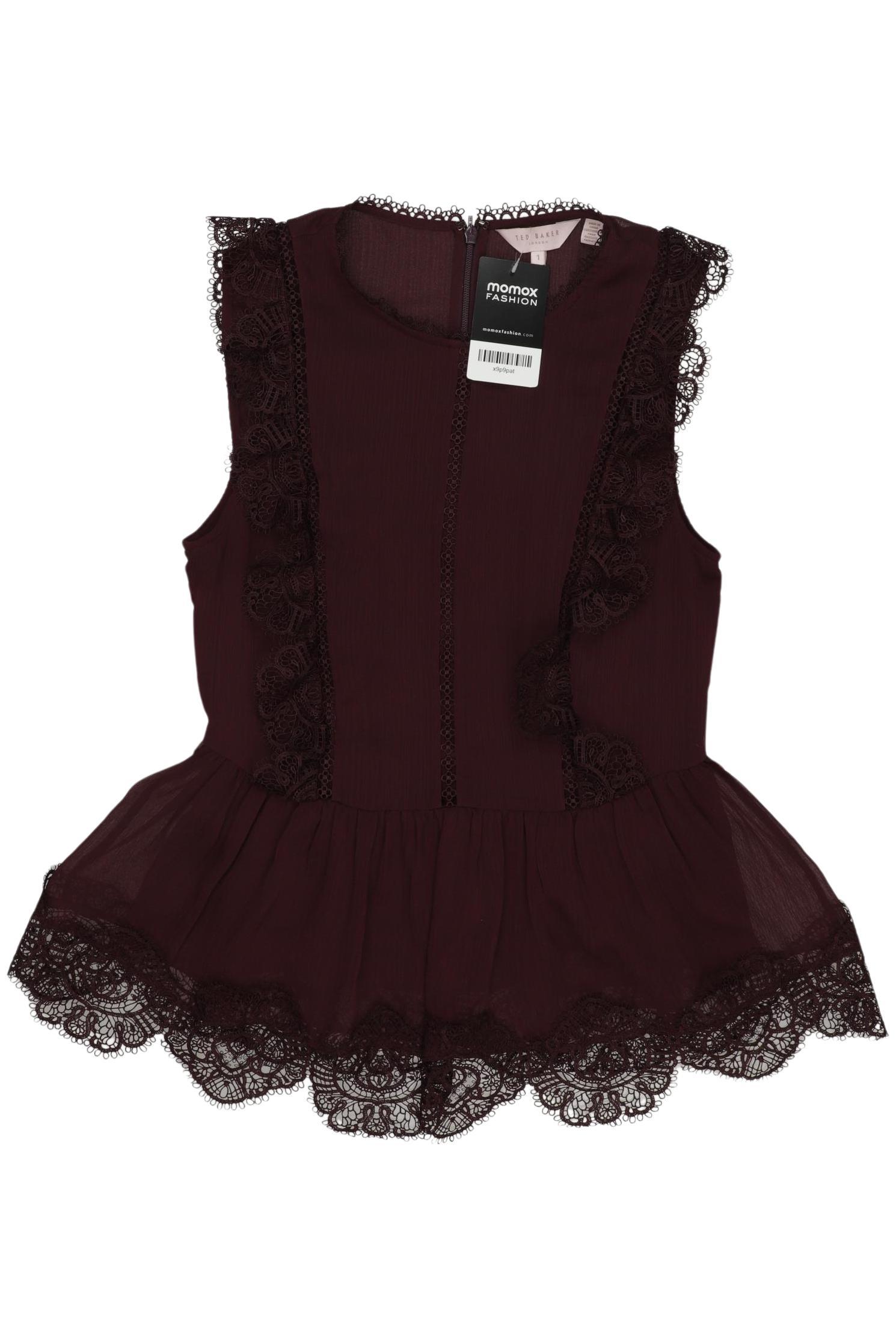 

TED Baker Damen Top, bordeaux, Gr. 36