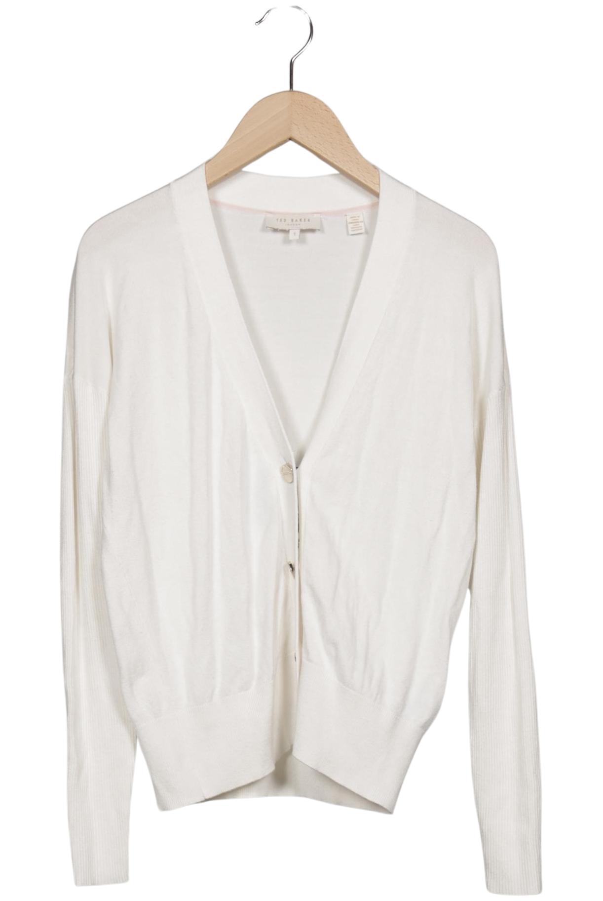 

TED Baker Damen Strickjacke, weiß, Gr. 36