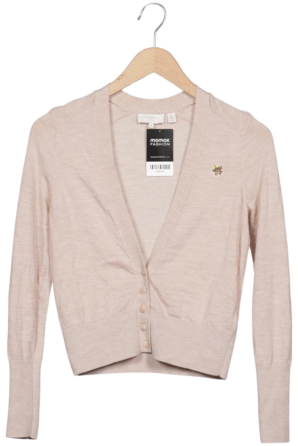 

TED Baker Damen Strickjacke, beige, Gr. 34