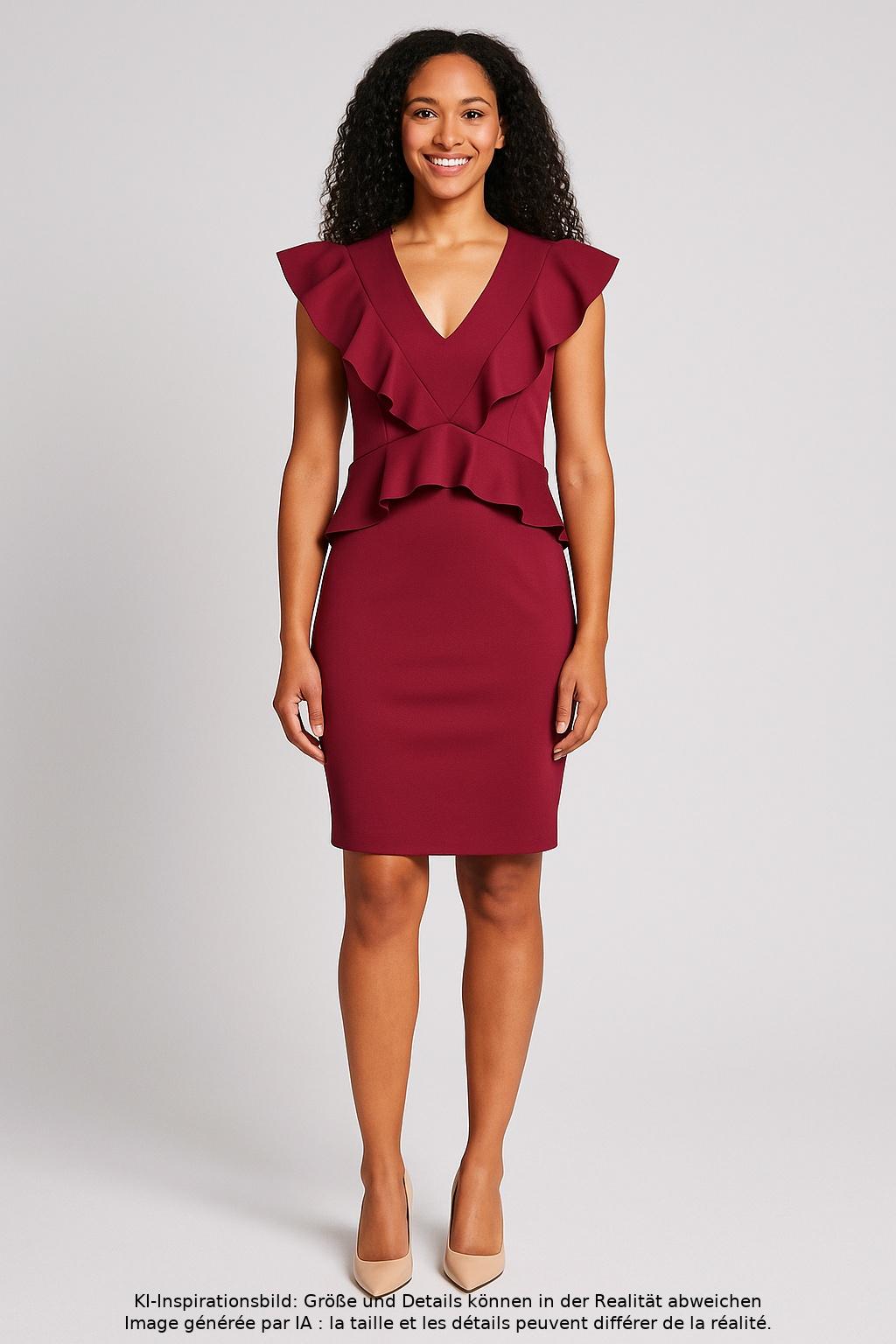 

TED Baker Damen Kleid, bordeaux, Gr. 36