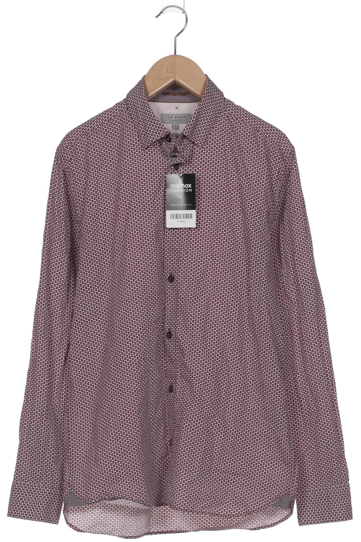 Thumbnail - TED Baker Herren Hemd, bordeaux, Gr. 48